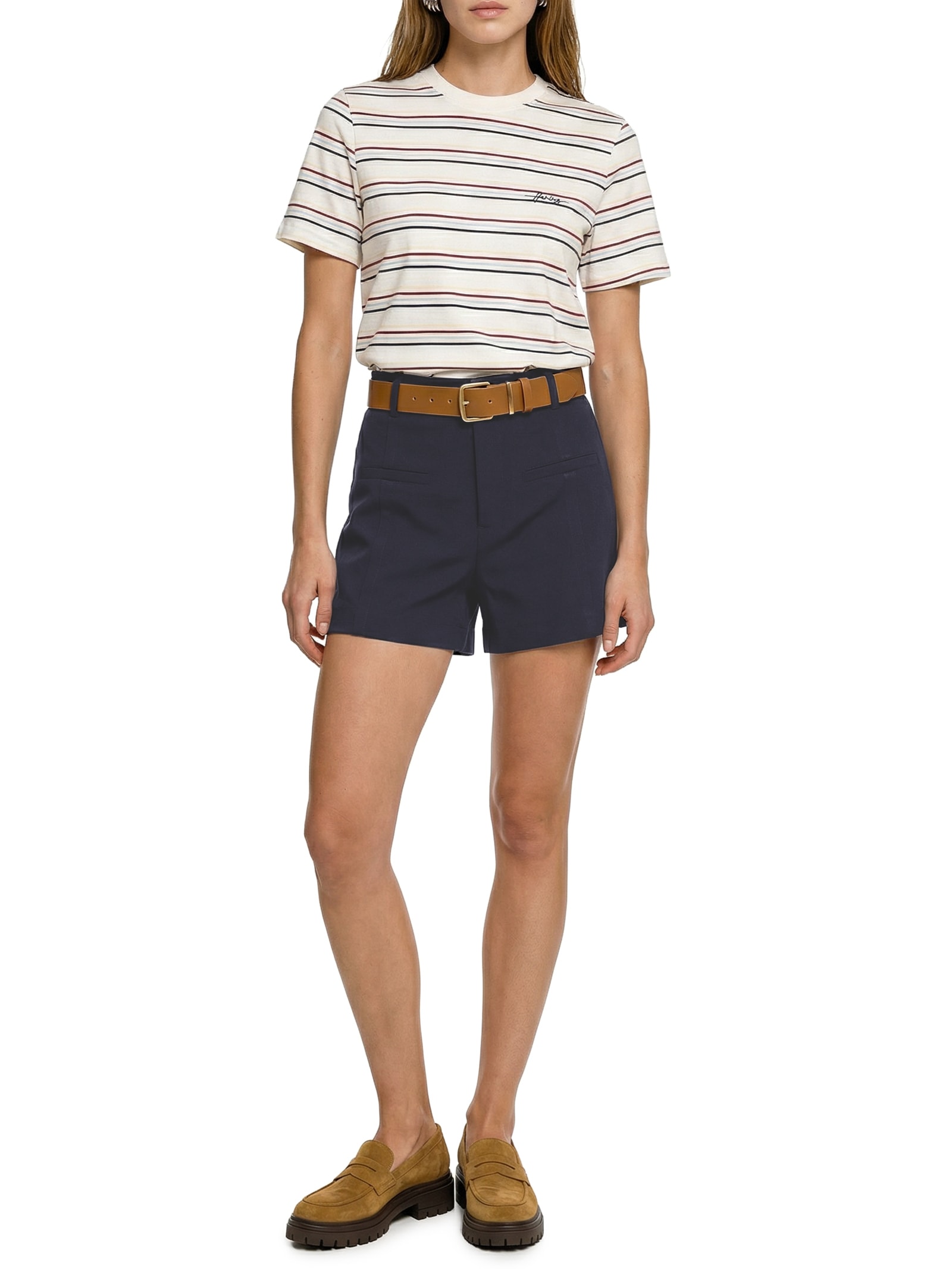 Shorts Feminino Azul Hering