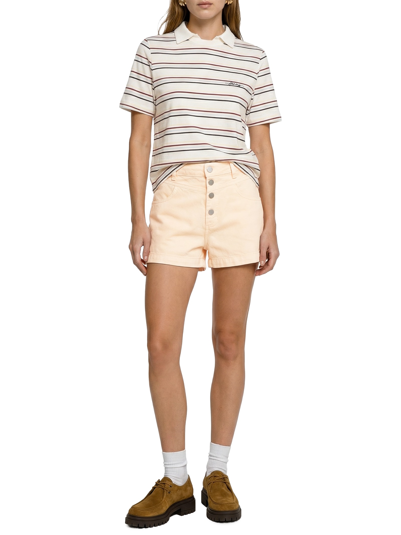 Shorts Feminino Bege Hering