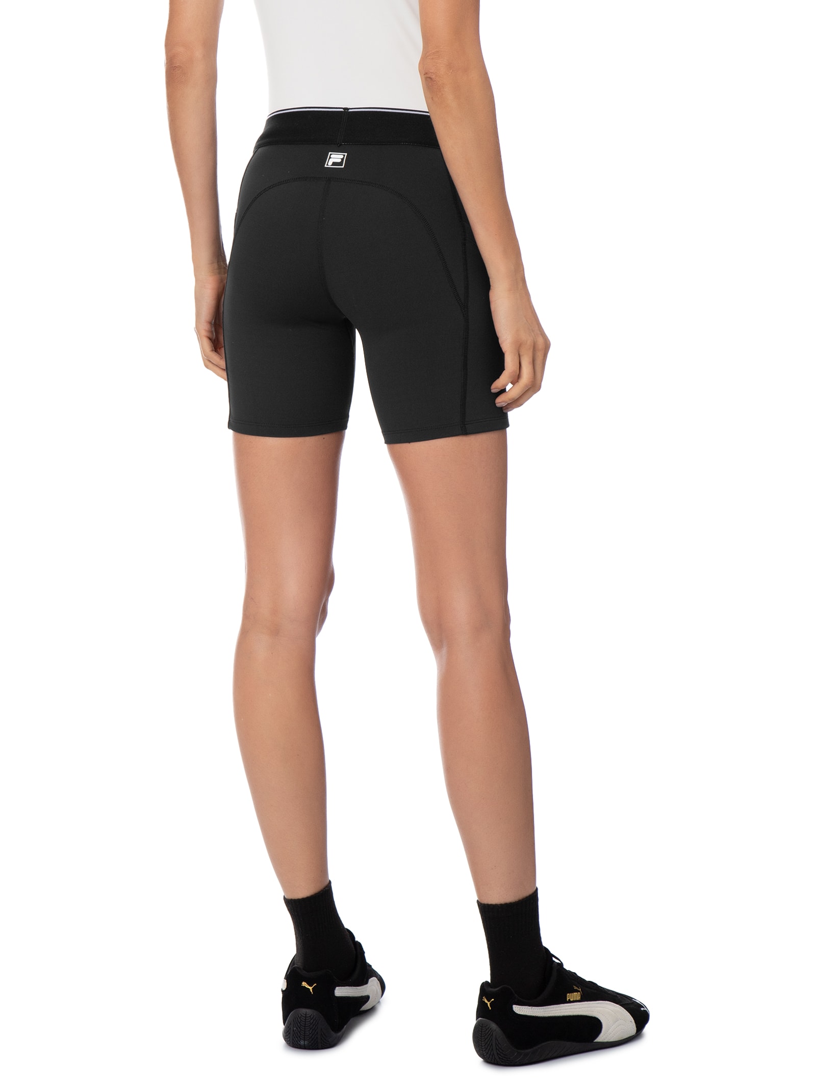 Shorts Feminino Elastic One Preto Fila