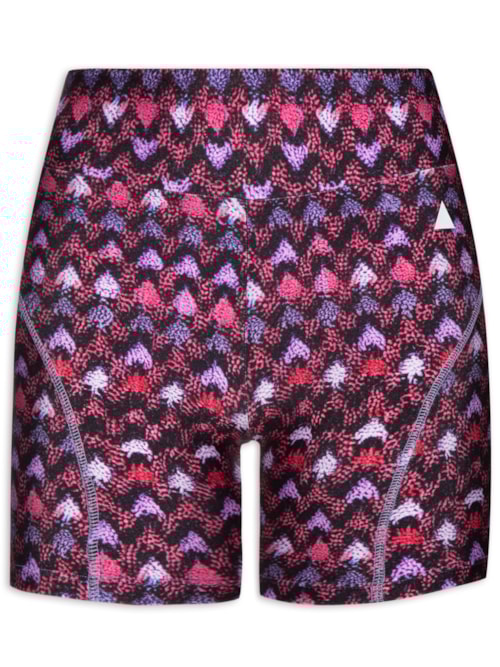 Shorts Feminino Estampado Landscape – Roxo