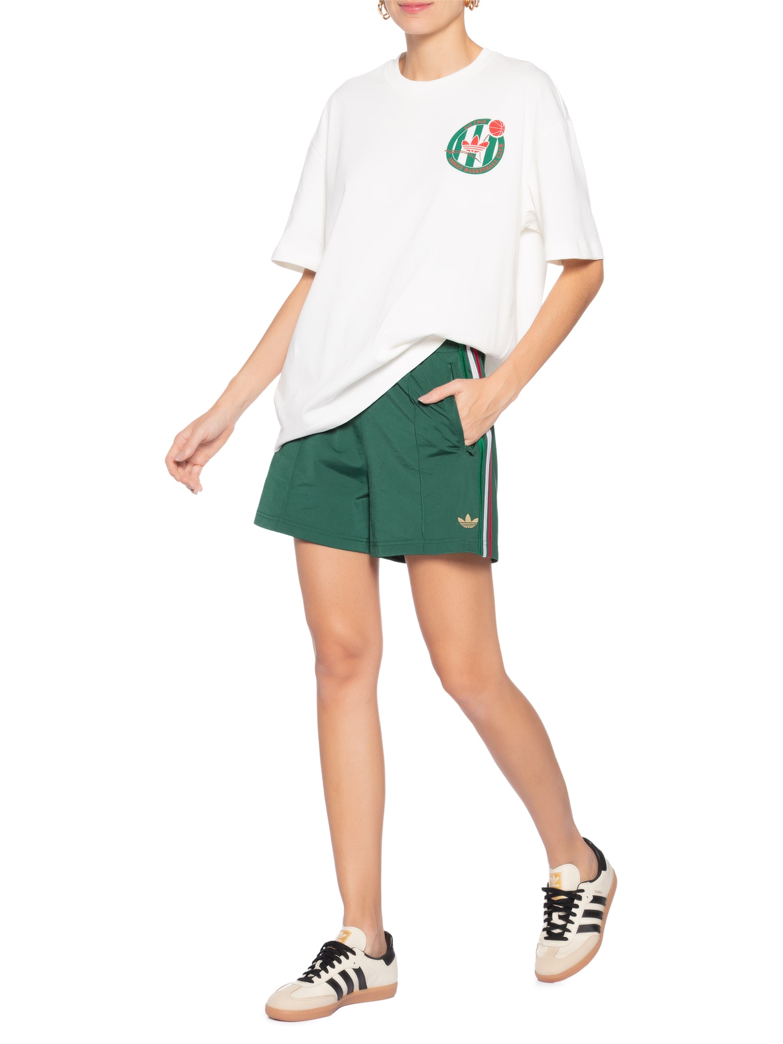 Shorts Feminino FB Verde Adidas Originals