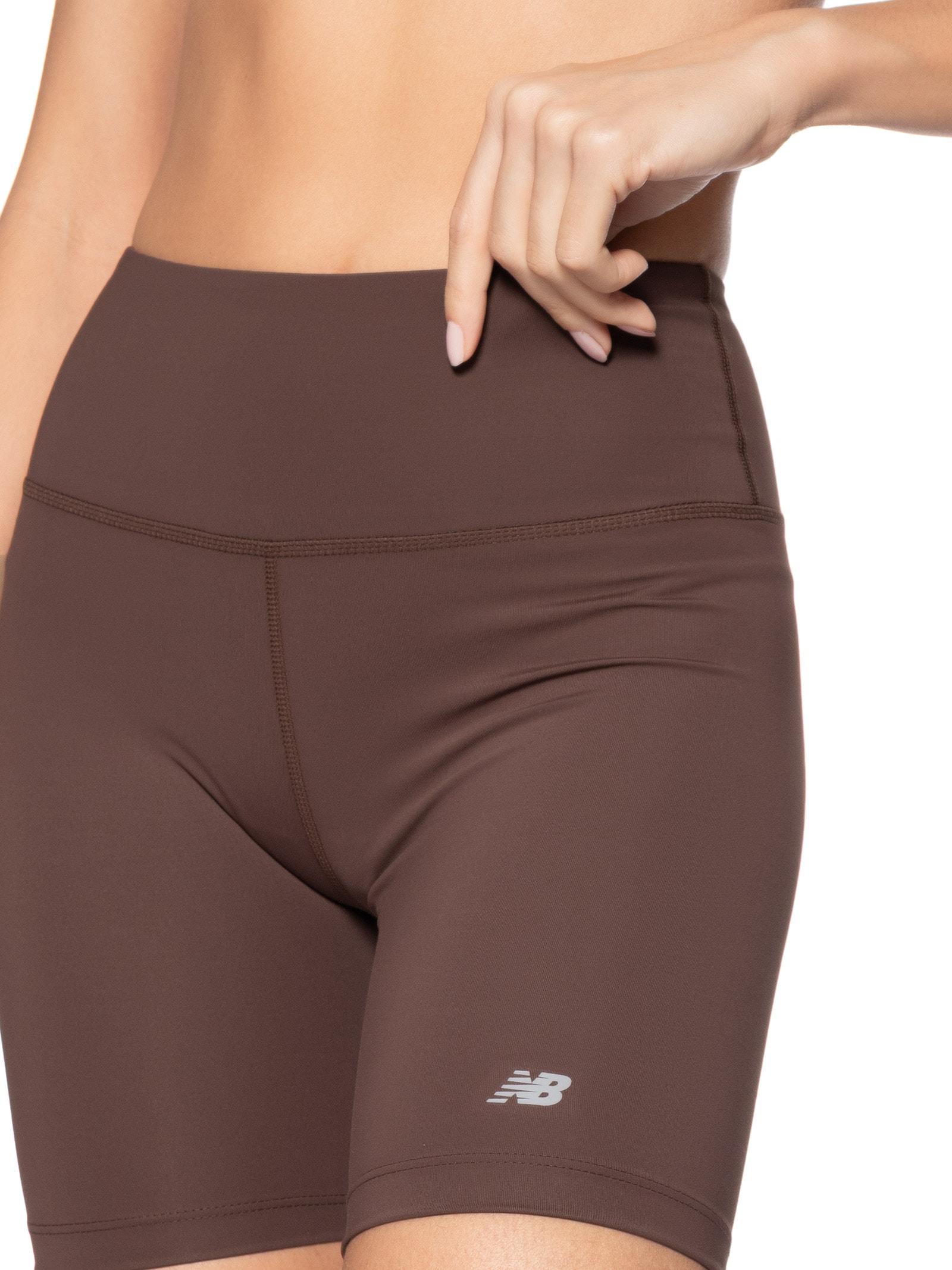 Shorts Feminino Harmony High Marrom New Balance