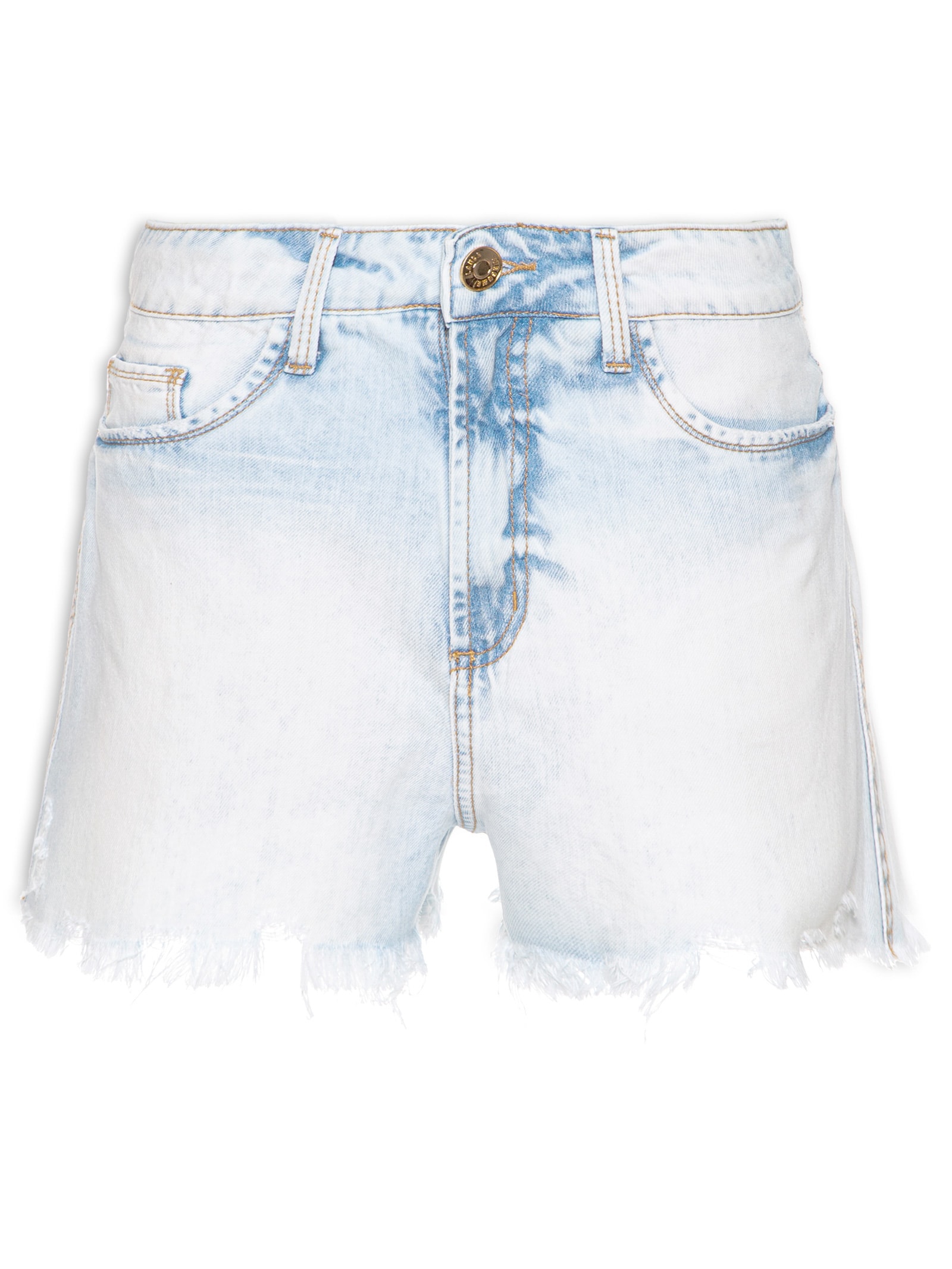 Shorts Feminino Jeans Grandfather Super High Azul Lança Perfume