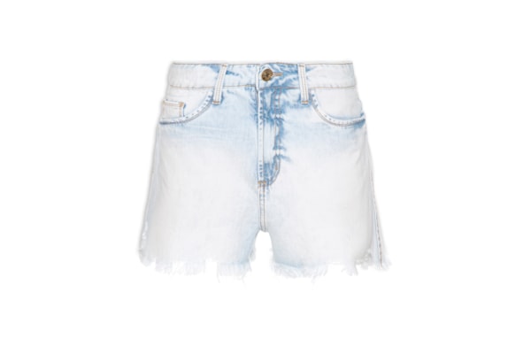 Shorts Feminino Jeans Grandfather Super High - Azul