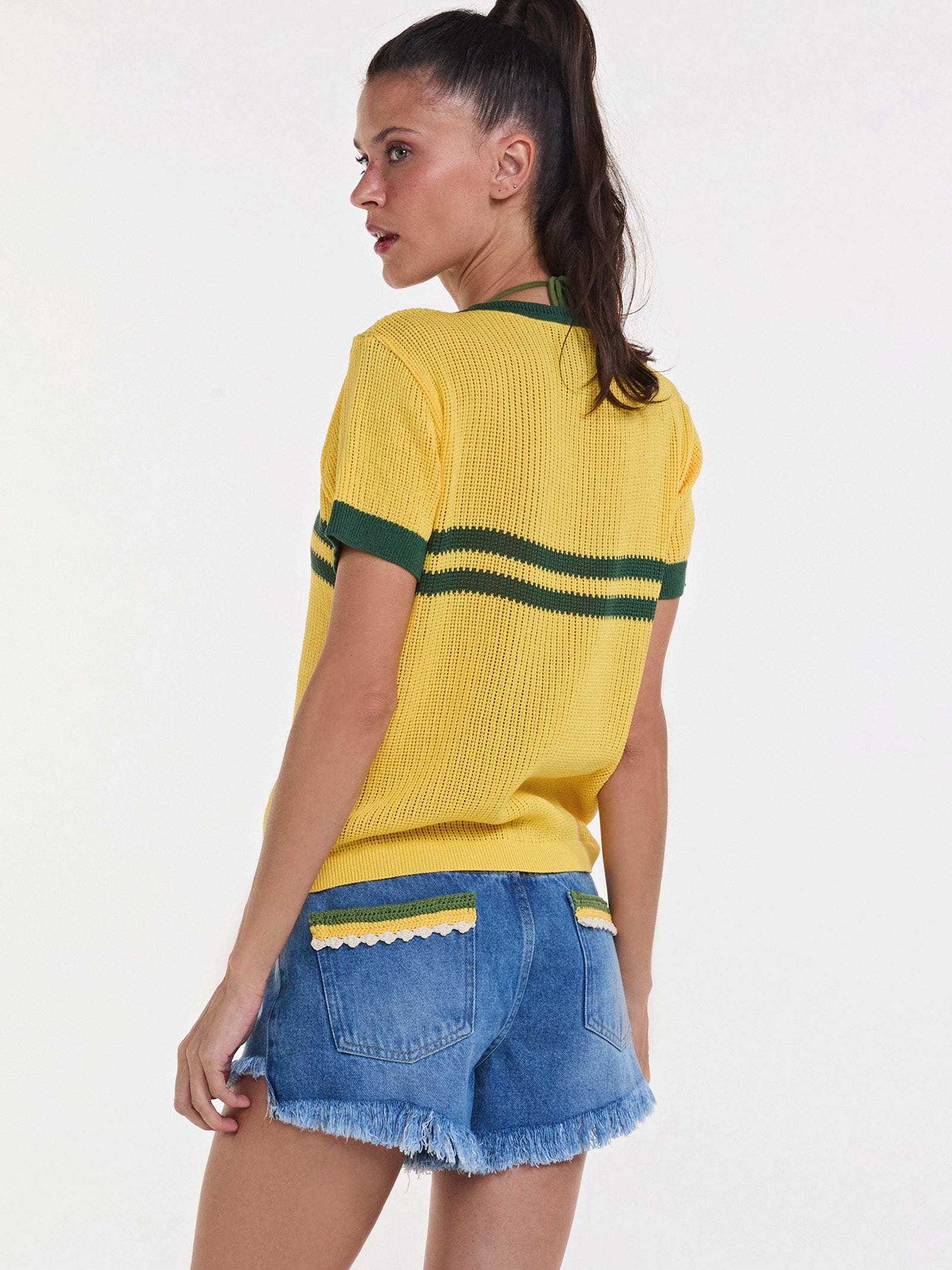 Shorts Feminino Jeans Leda Azul Triya