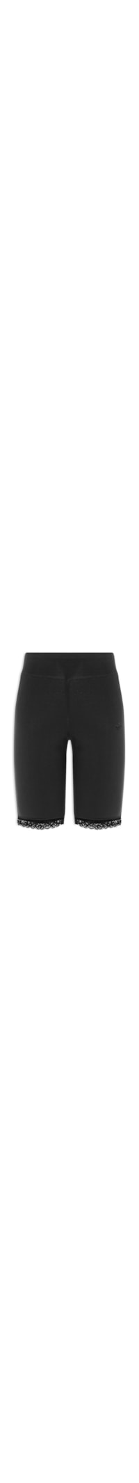 Shorts Feminino Lace Cycling S - Preto