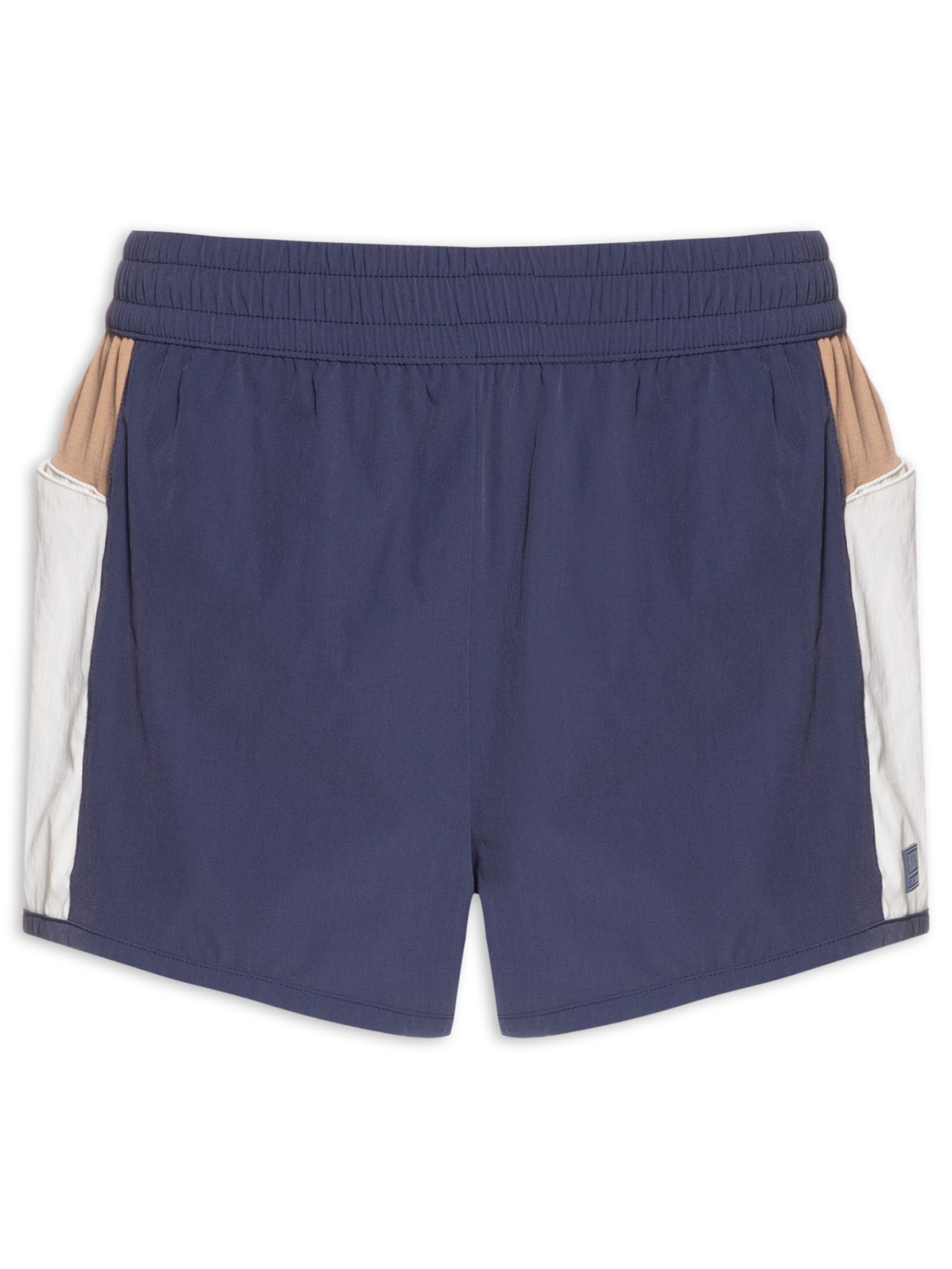 Shorts Feminino Liso Azul Body For Sure