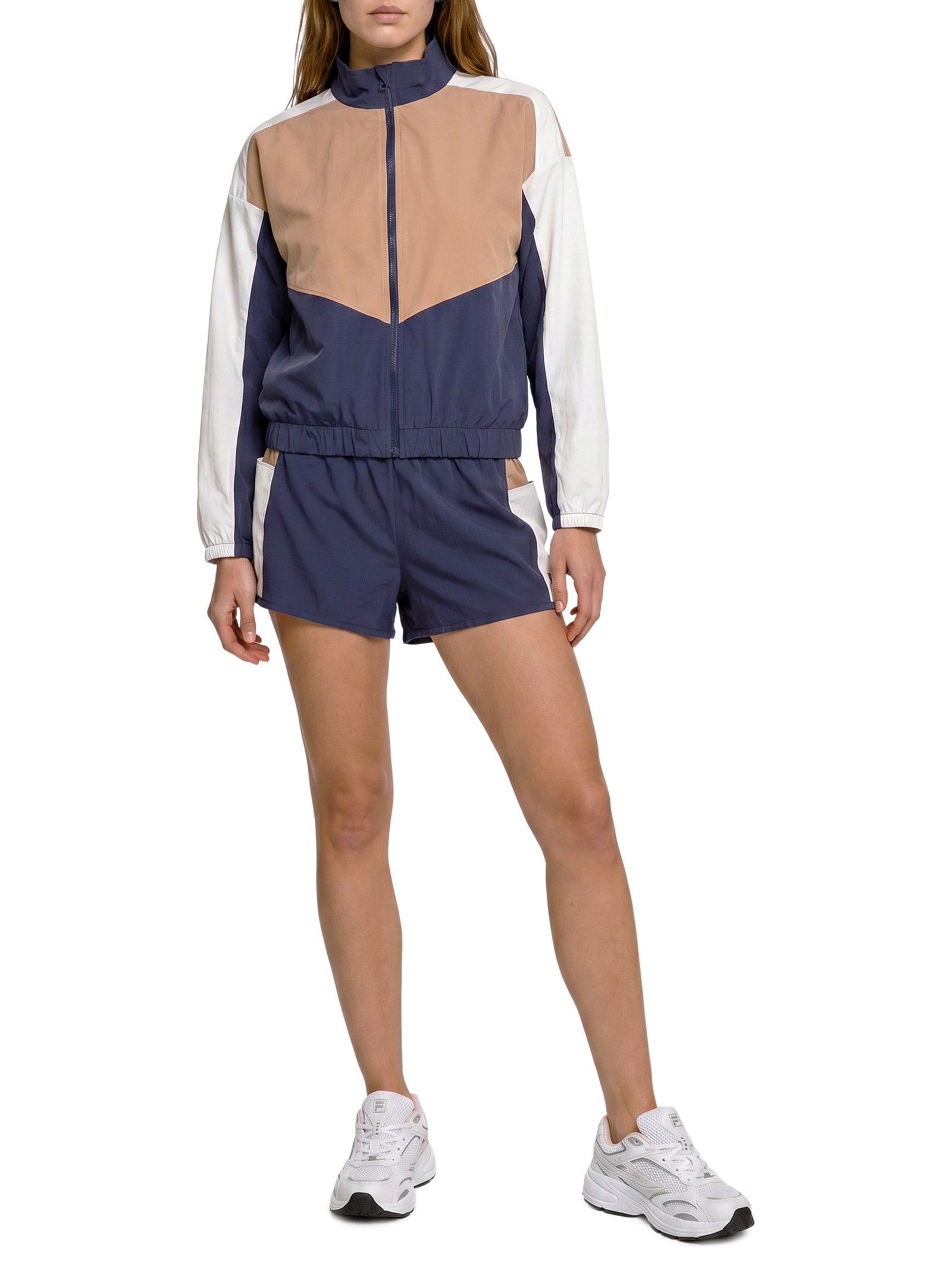 Shorts Feminino Liso Azul Body For Sure