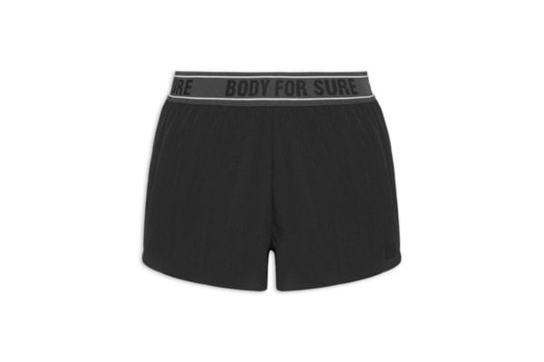 Shorts Feminino Liso True Connection - Preto