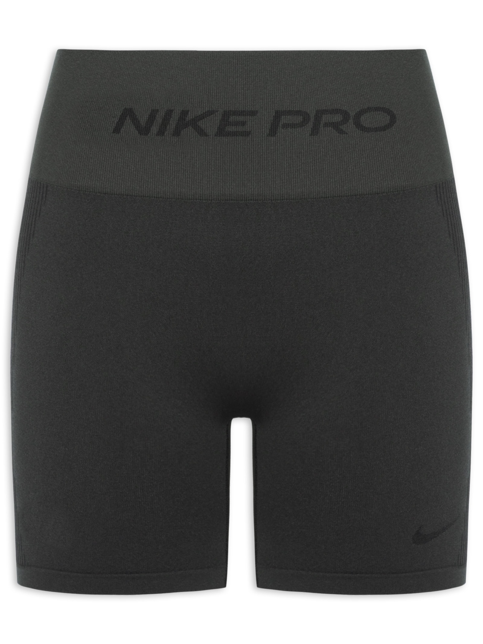 Shorts Feminino Pro Seamless Women's Dri-Fit High-Waisted Biker Preto Nike