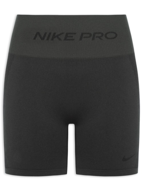 Shorts Feminino Pro Seamless Women's Dri-Fit High-Waisted Biker - Preto