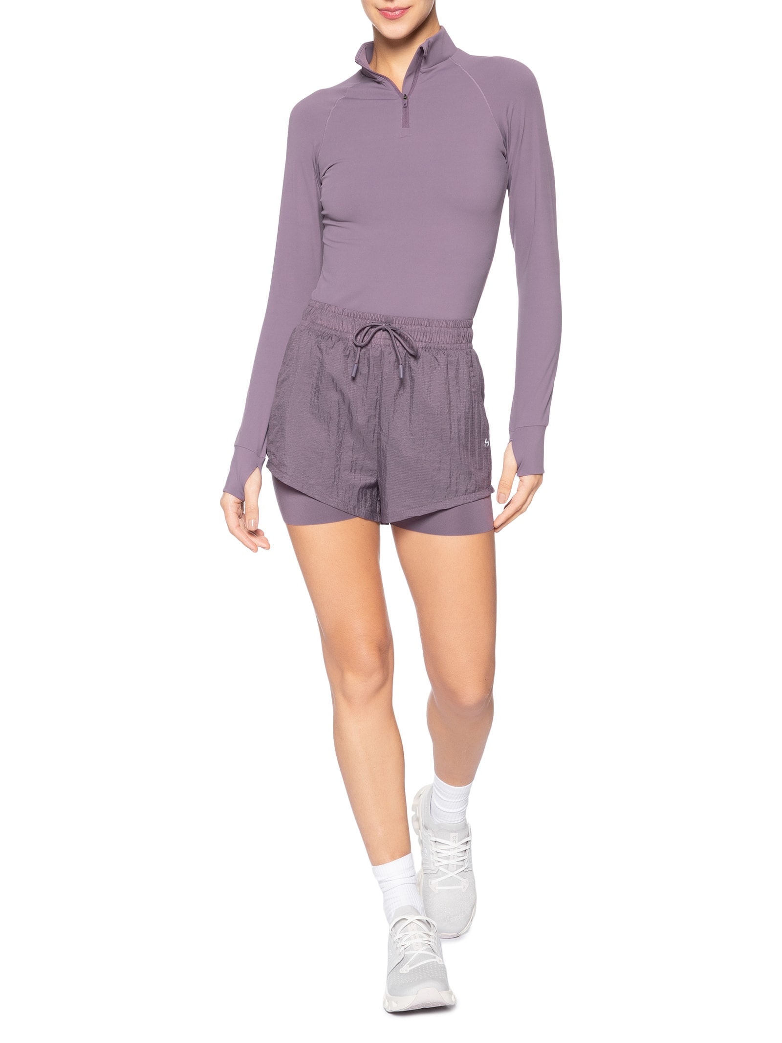 Shorts Feminino Roxo Hering Sports