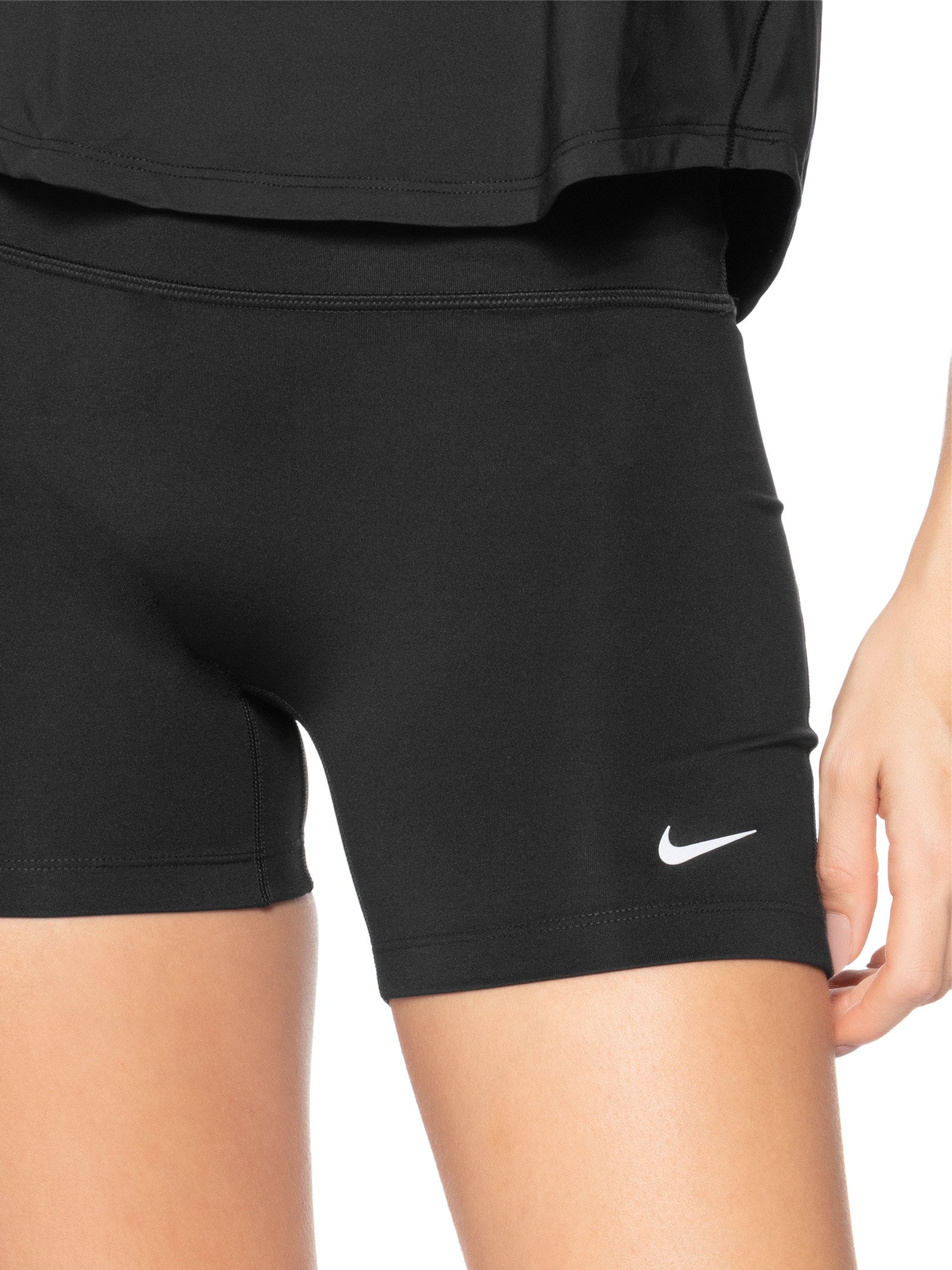 Shorts Feminino Tempo High-Waisted 4 Tight Running Preto Nike