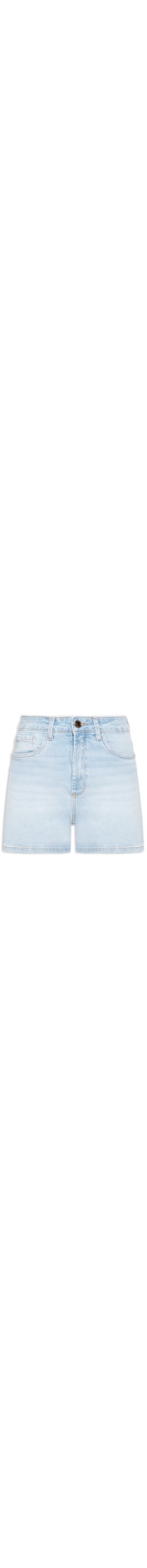 Shorts Jeans Feminino Comfort Cintura Média - Azul