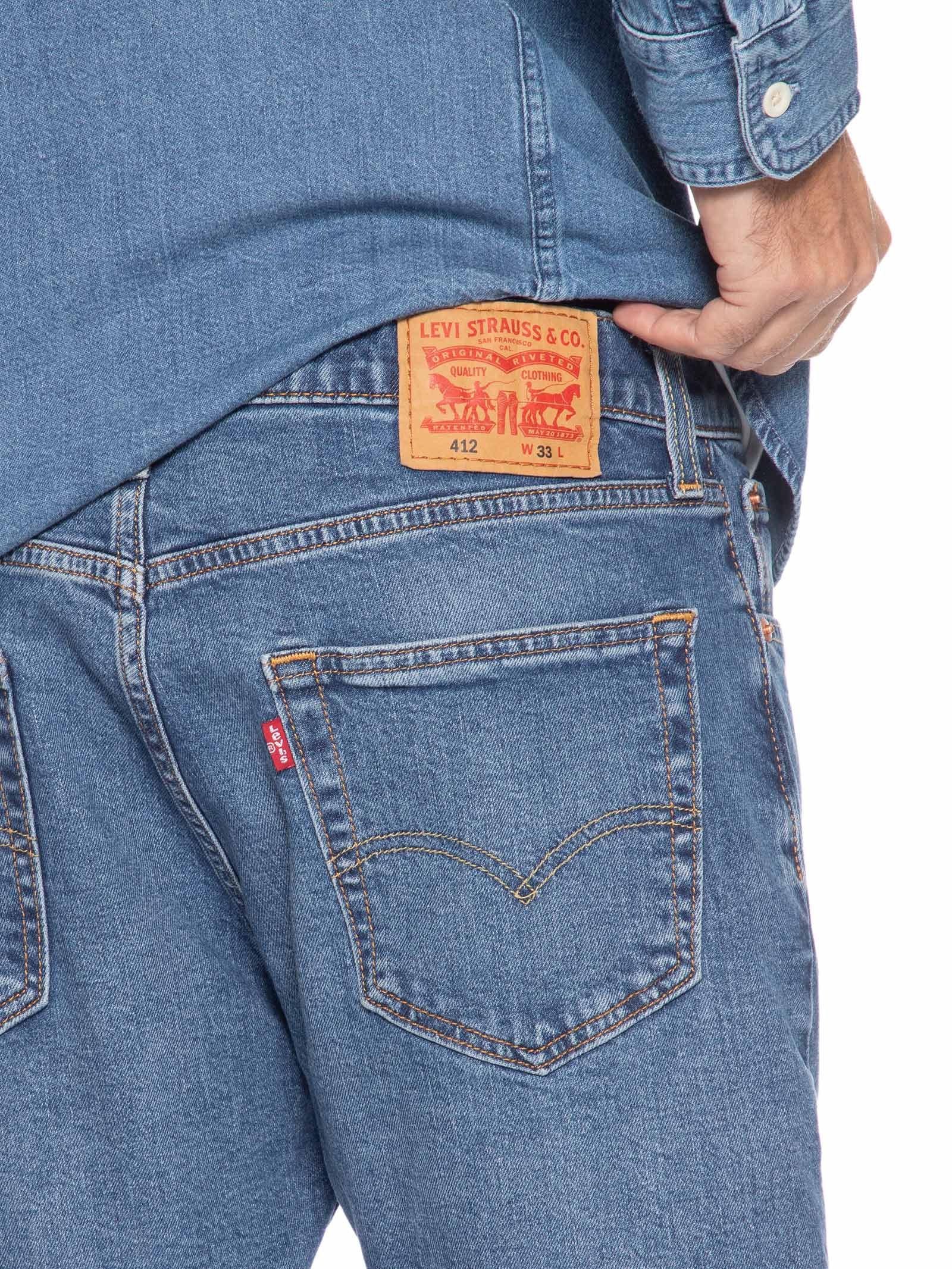 Shorts Jeans Masculino 412 Slim Fit Azul Levi's