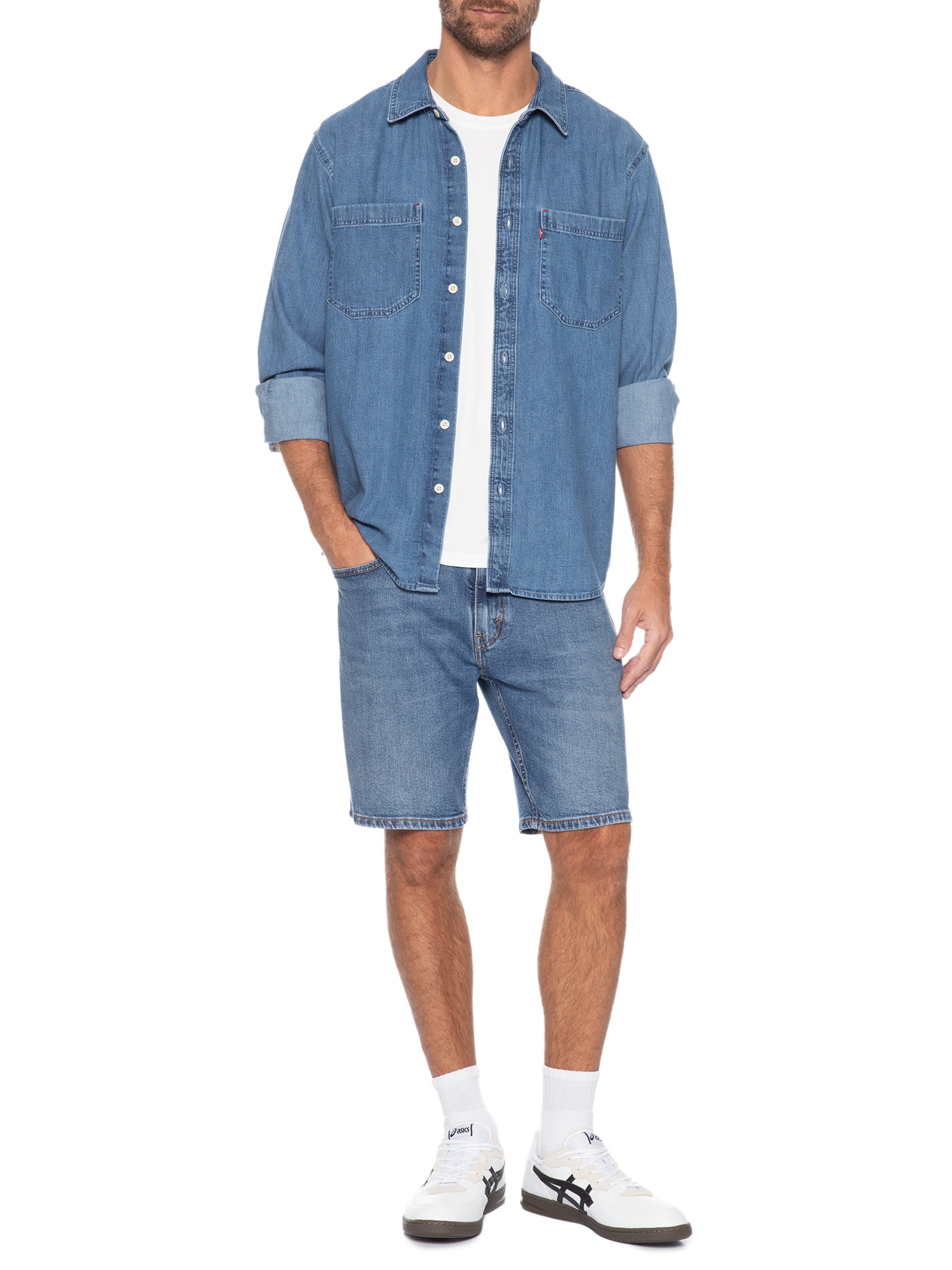 Shorts Jeans Masculino 412™ Slim Fit – Azul Levi's