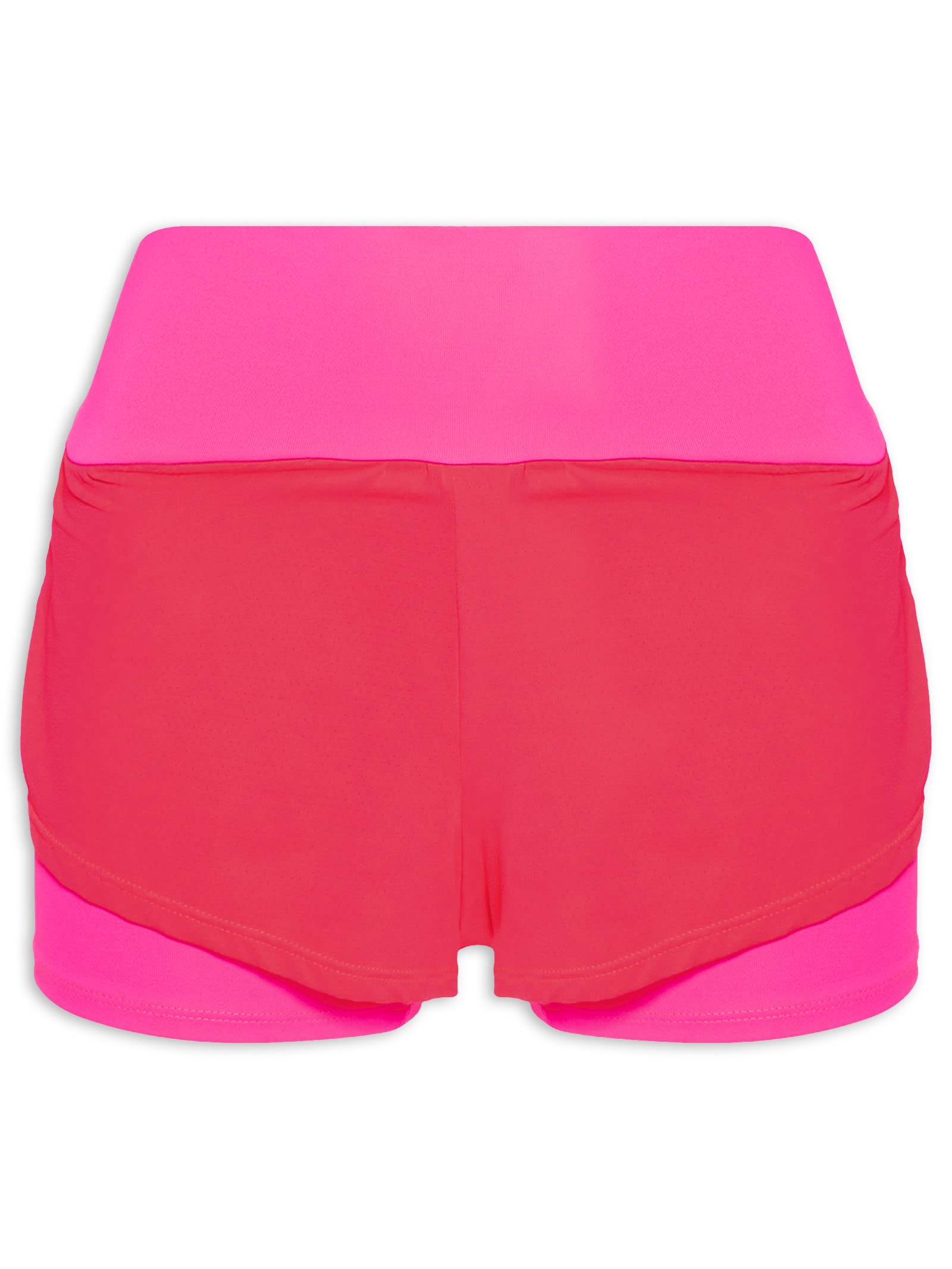Shorts Liso Rosa Body For Sure