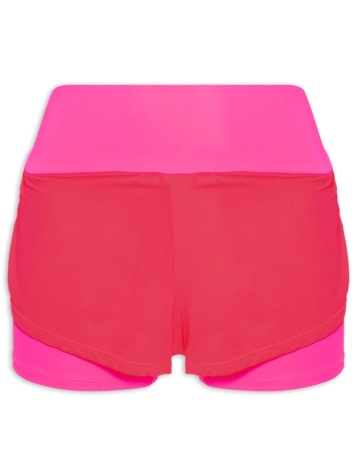 Vista 2 Shorts Liso ROSA ROSA