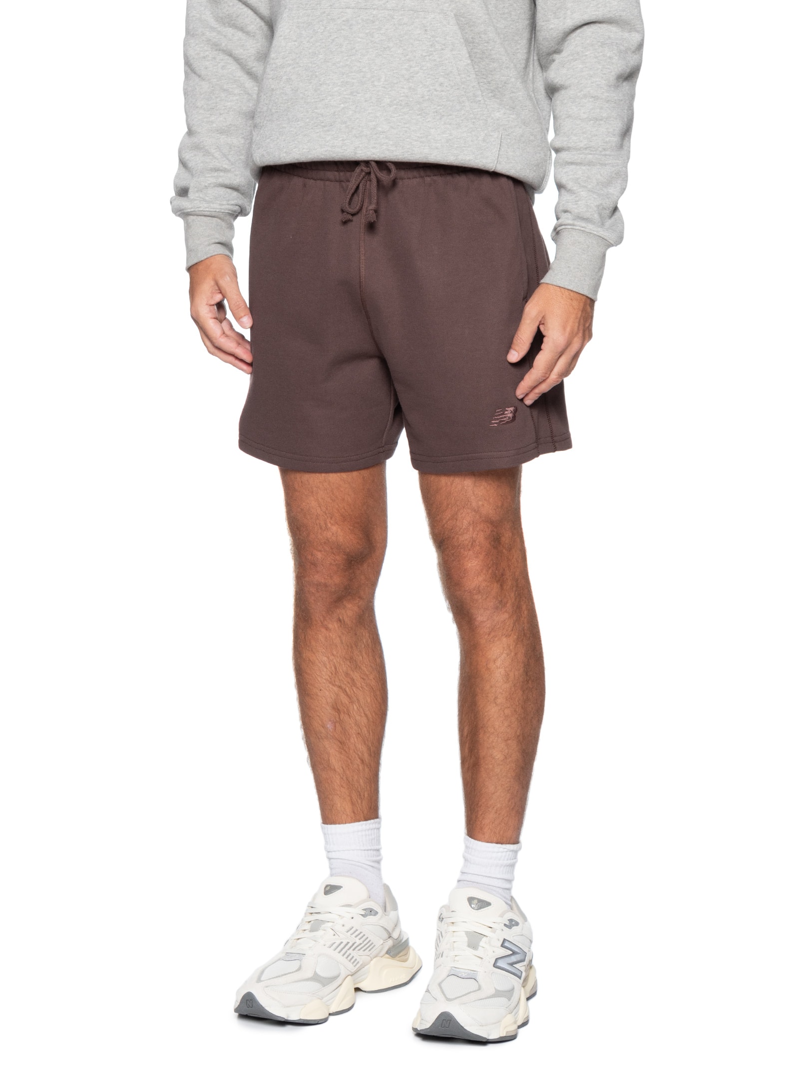Shorts Masculino Athletics Small Logo 5 Marrom New Balance
