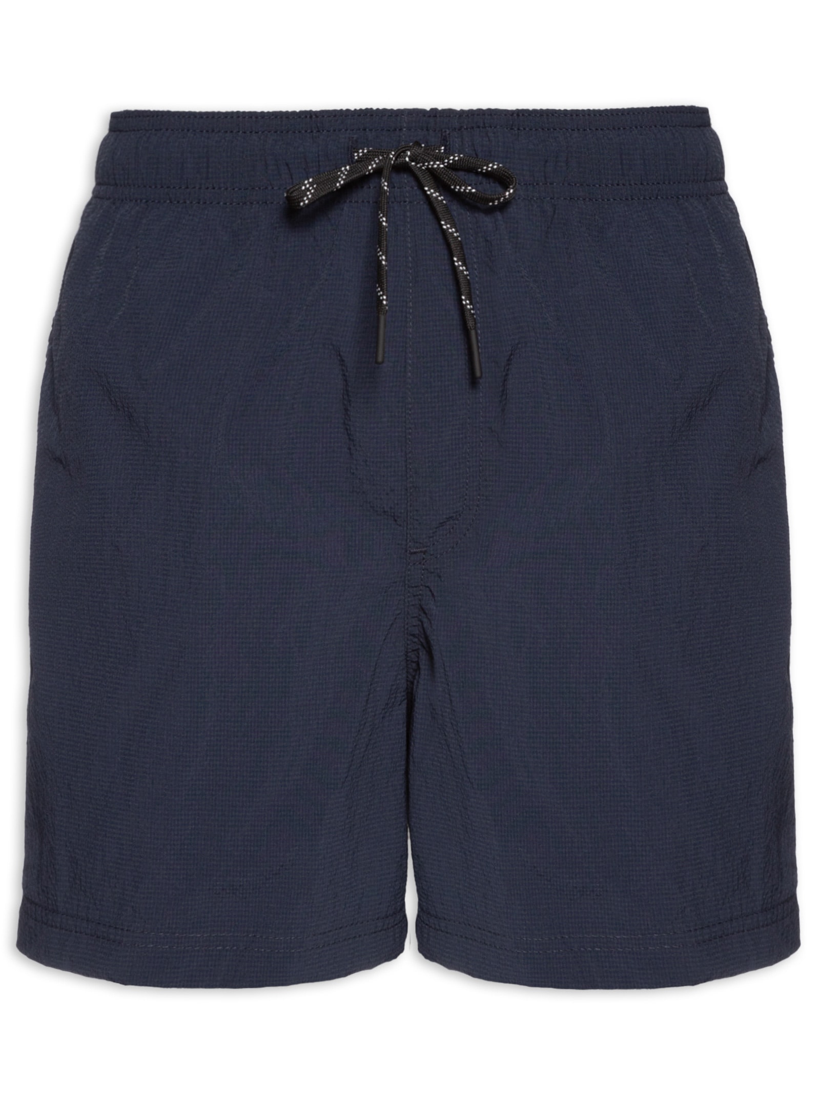 Shorts Masculino De Praia  Seersucker Azul Jack & Jones