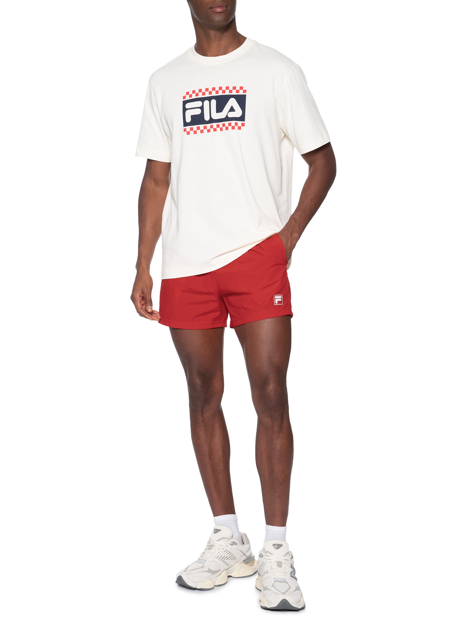 Shorts Masculino Fila F-Box 4 – Vermelho Fila