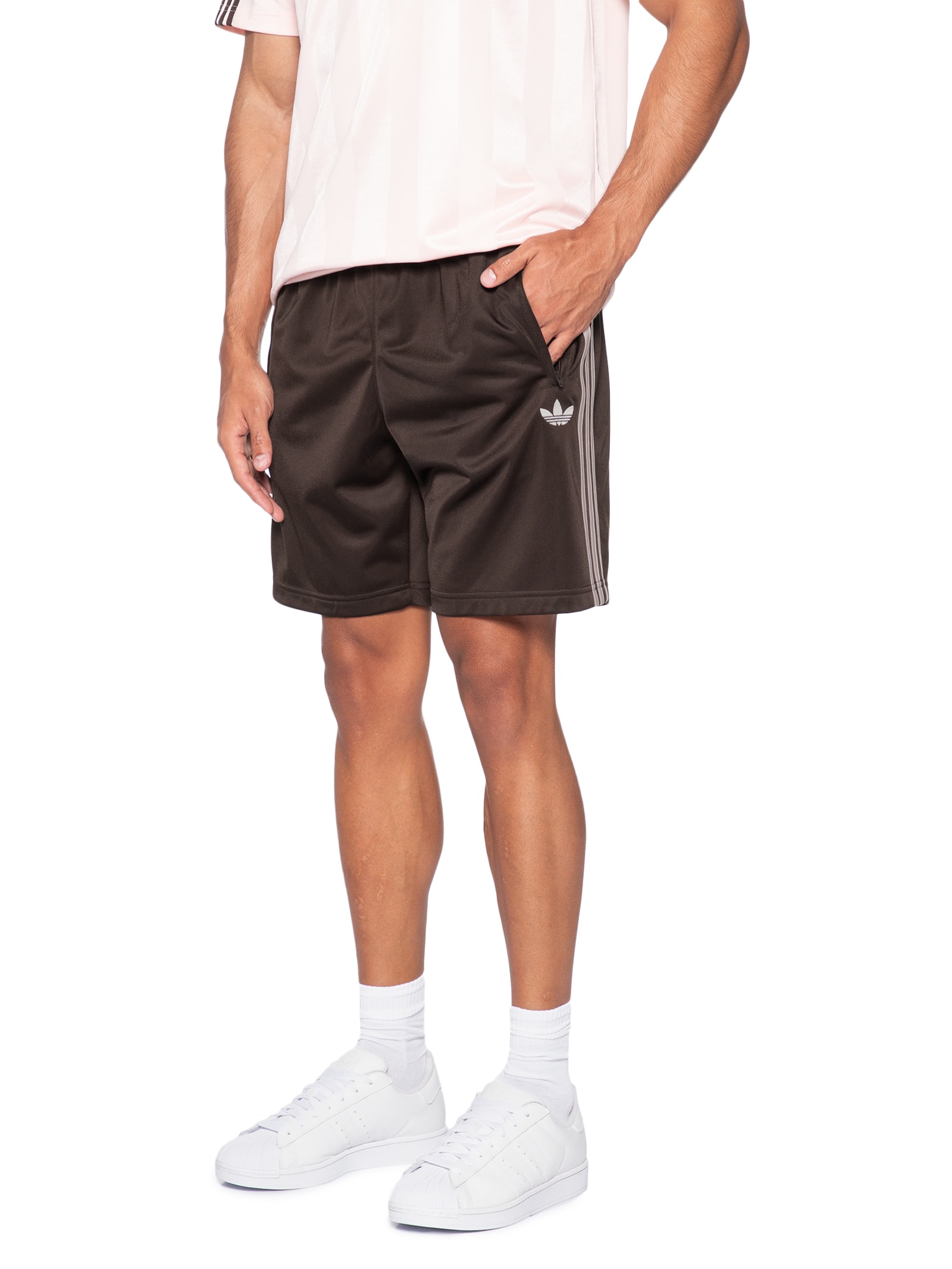 Shorts Masculino Firebird Marrom Adidas Originals