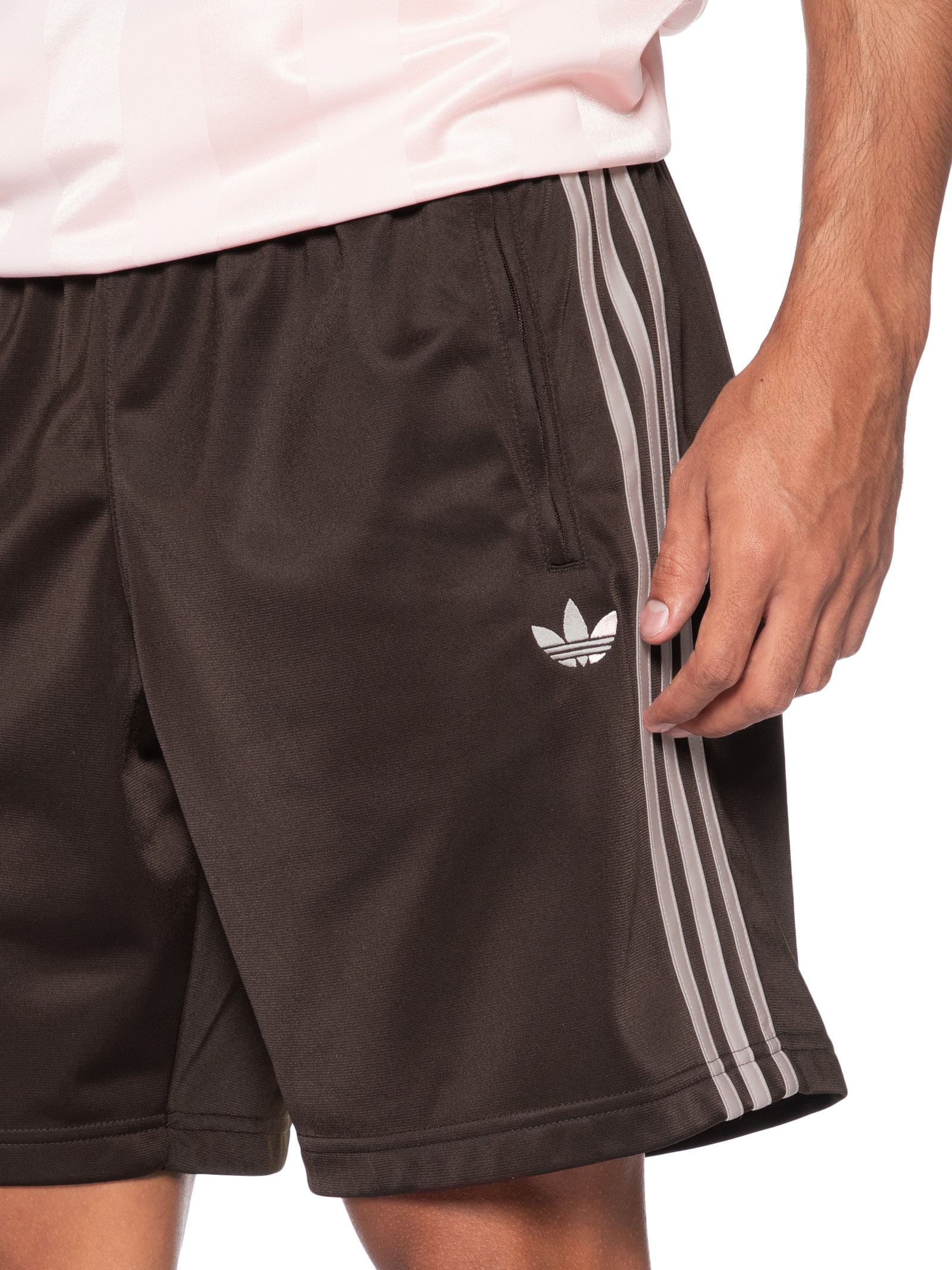 Shorts Masculino Firebird Marrom Adidas Originals