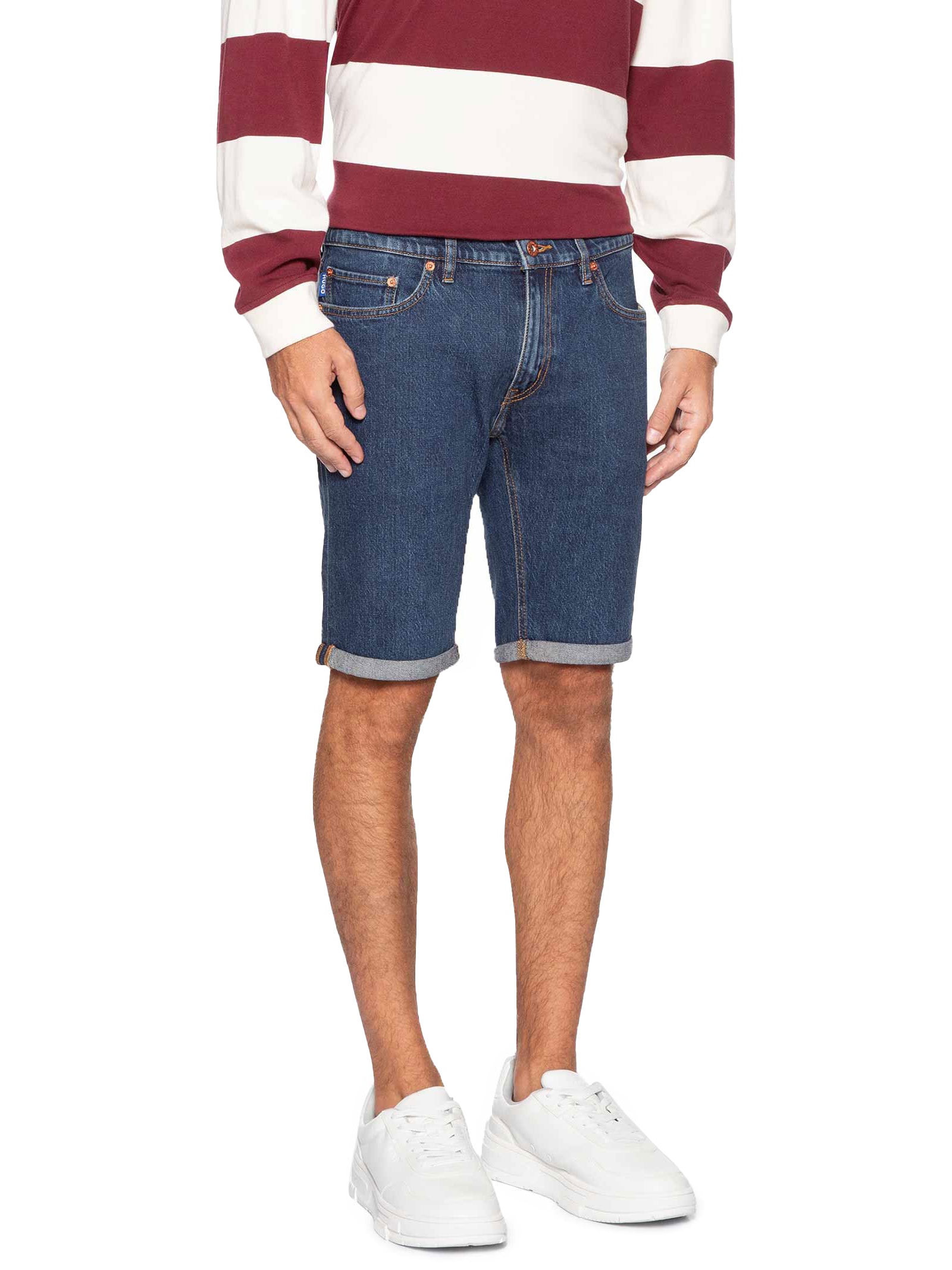 Shorts Masculino Jeans Ash/S Azul Hugo