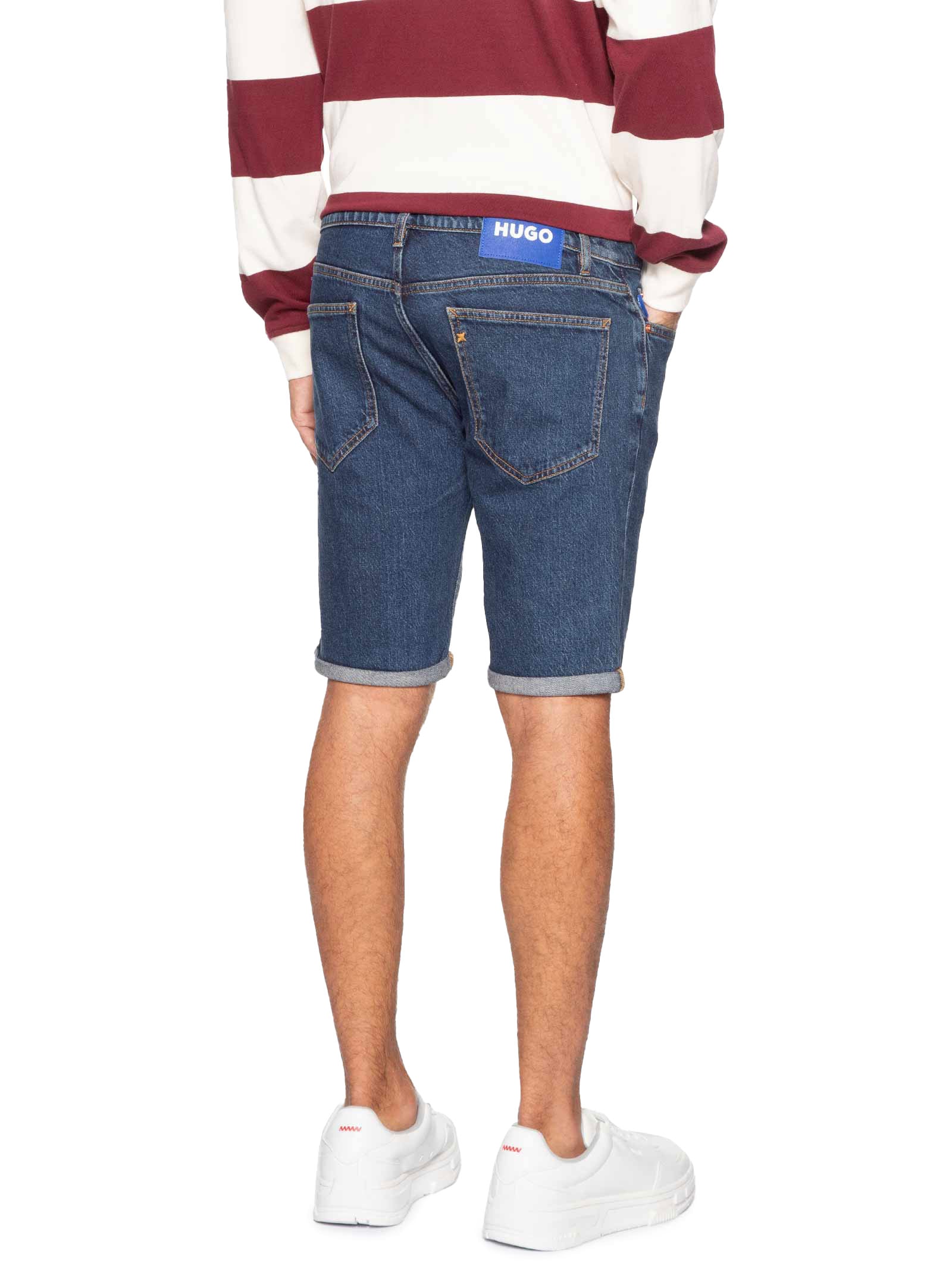 Shorts Masculino Jeans Ash/S Azul Hugo