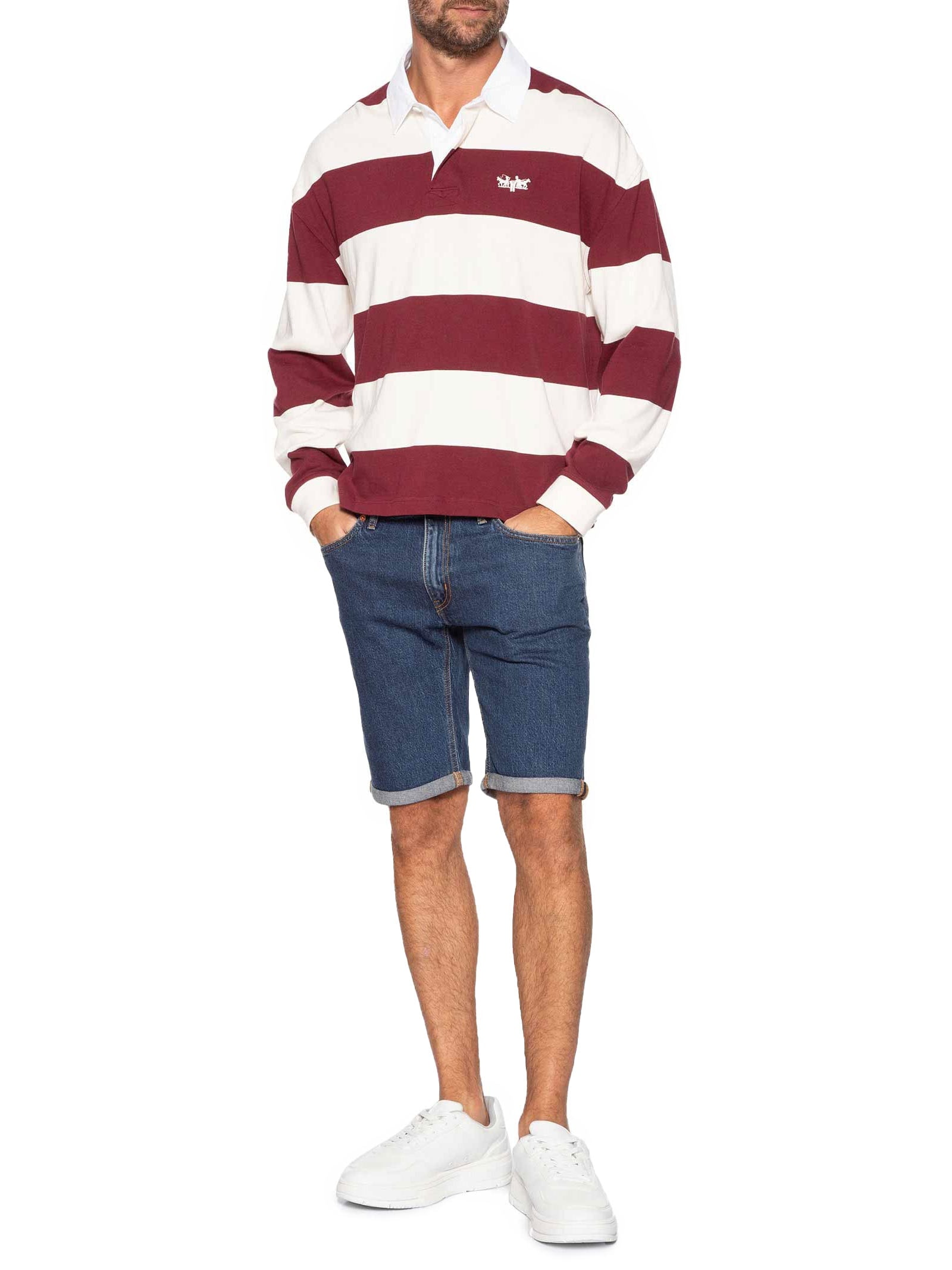 Shorts Masculino Jeans Ash/S Azul Hugo