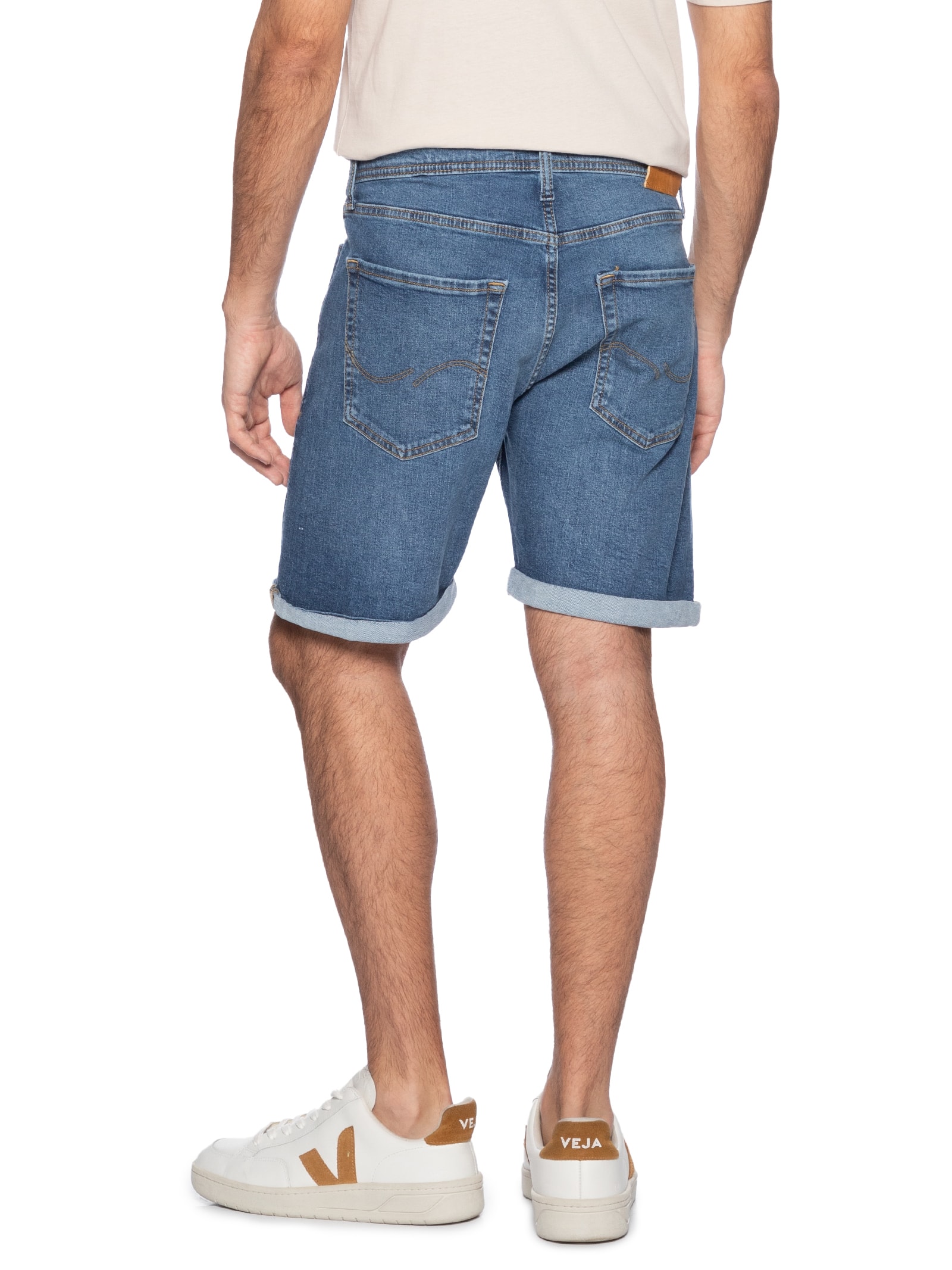 Shorts Masculino Jeans Regular Fit Azul Jack & Jones