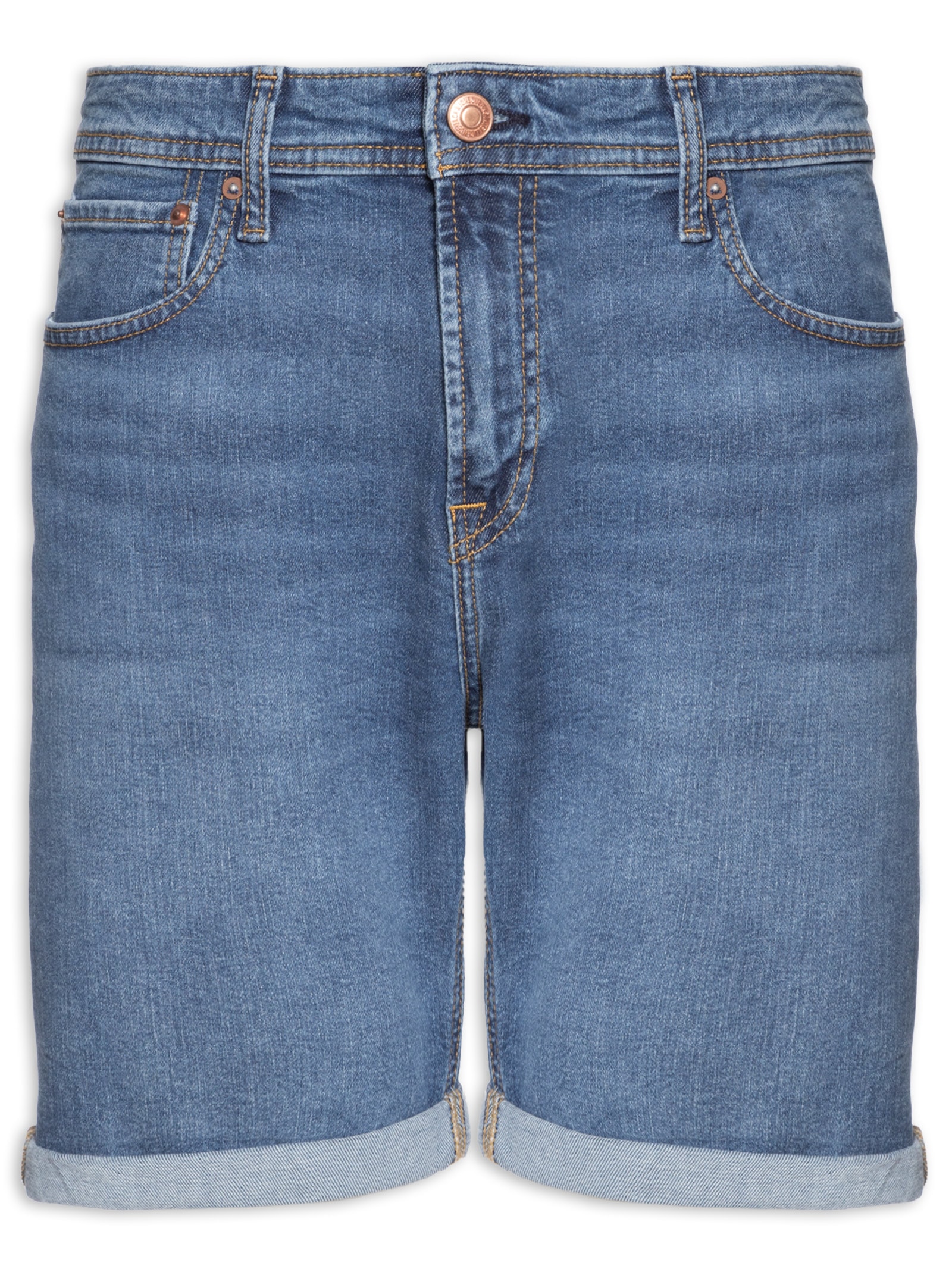 Shorts Masculino Jeans Regular Fit Azul Jack & Jones