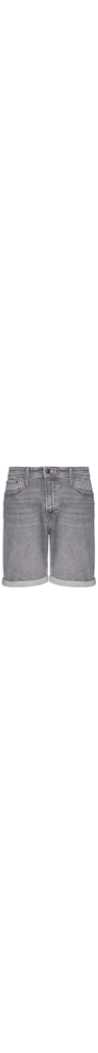 Shorts Masculino Jeans Regular Fit - Cinza