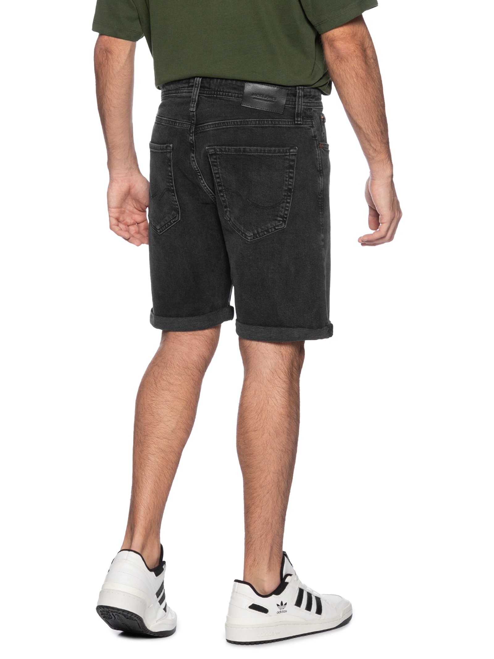 Shorts Masculino Jeans Regular Fit Preto Jack & Jones