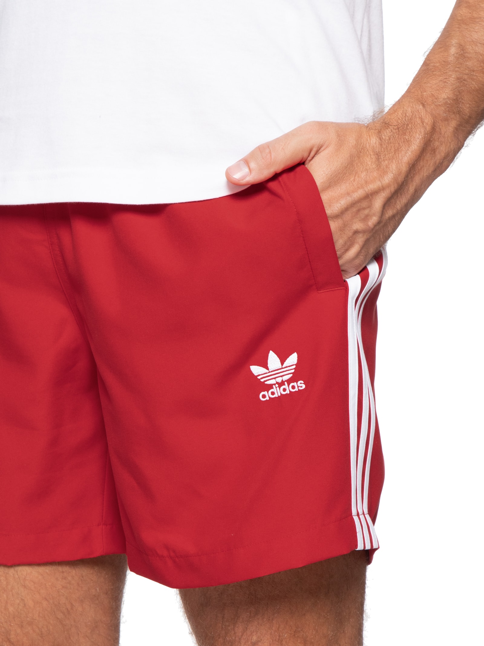 Calção adidas orders vermelho