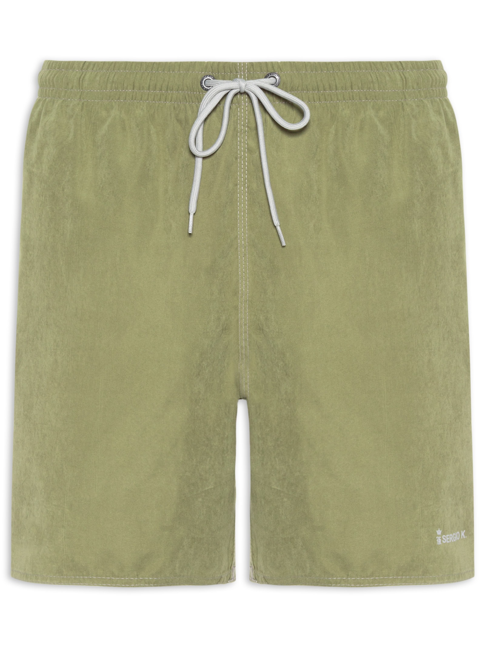 Shorts Masculino Praia Stoned Peach Touch Verde Sergio K