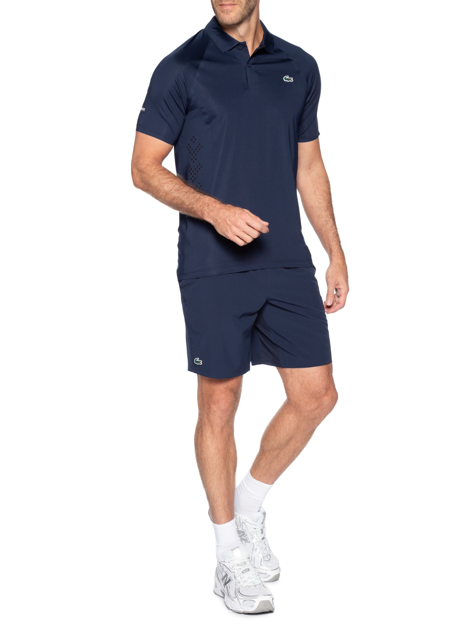 Shorts Masculino Regular Fit Novak Djokovic Azul Lacoste