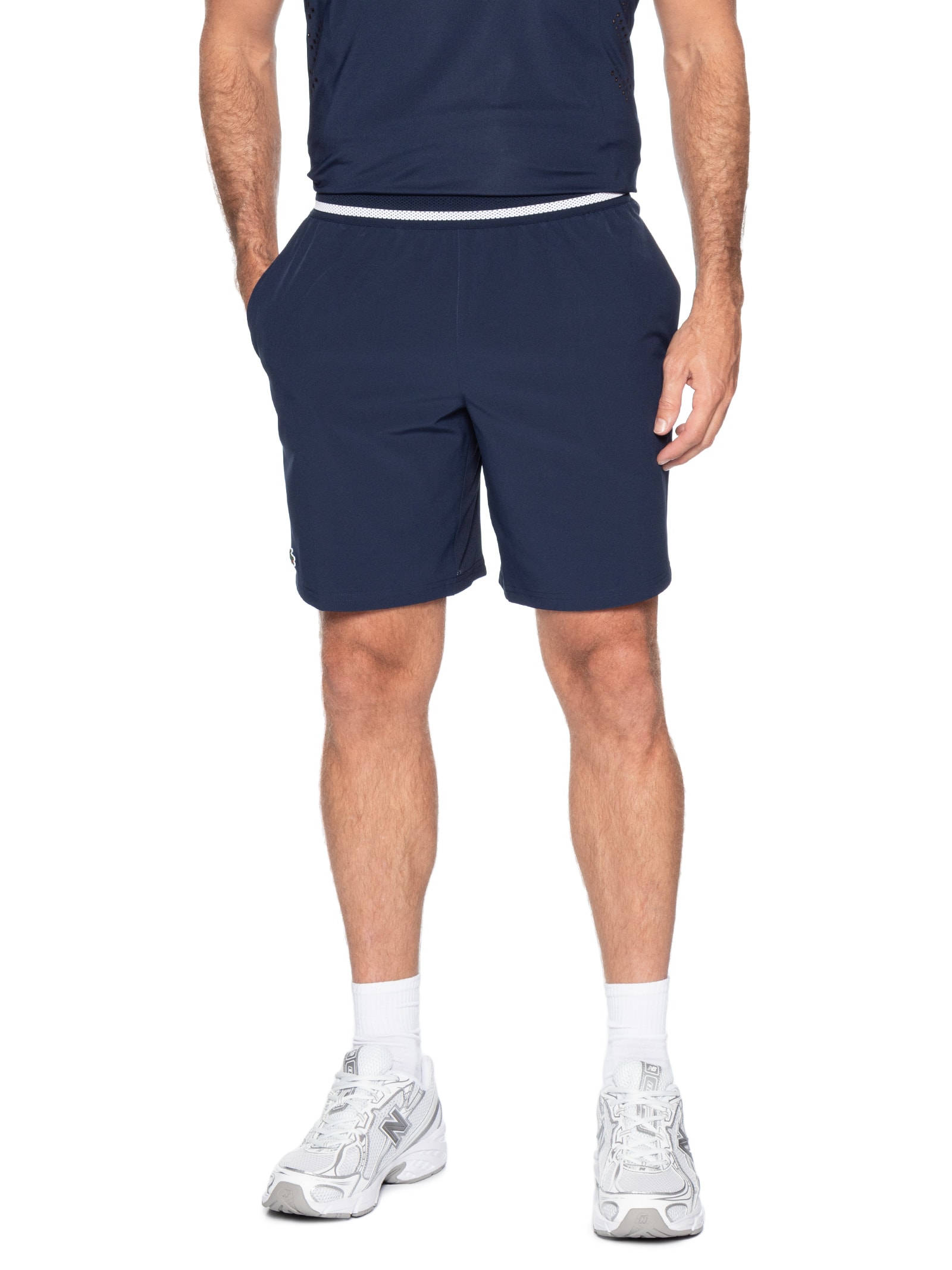 Shorts Masculino Regular Fit Novak Djokovic Azul Lacoste