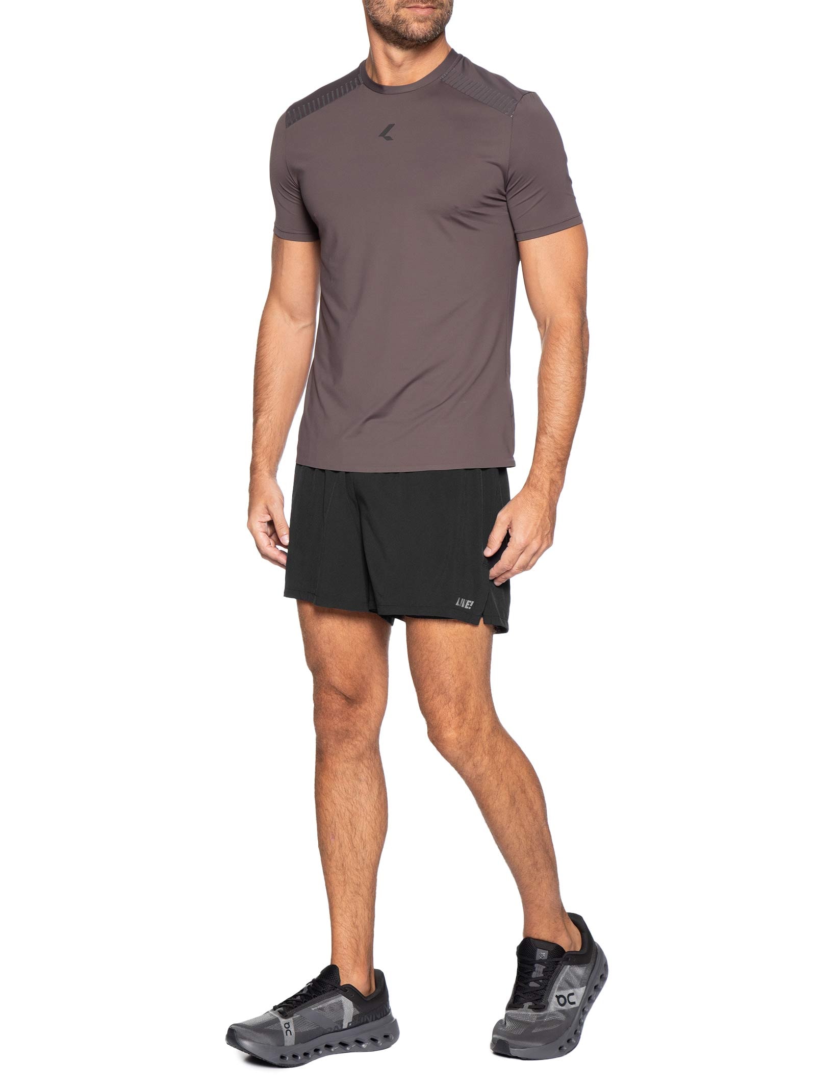 Shorts Masculino Run Six Pockets 4 Preto Live!