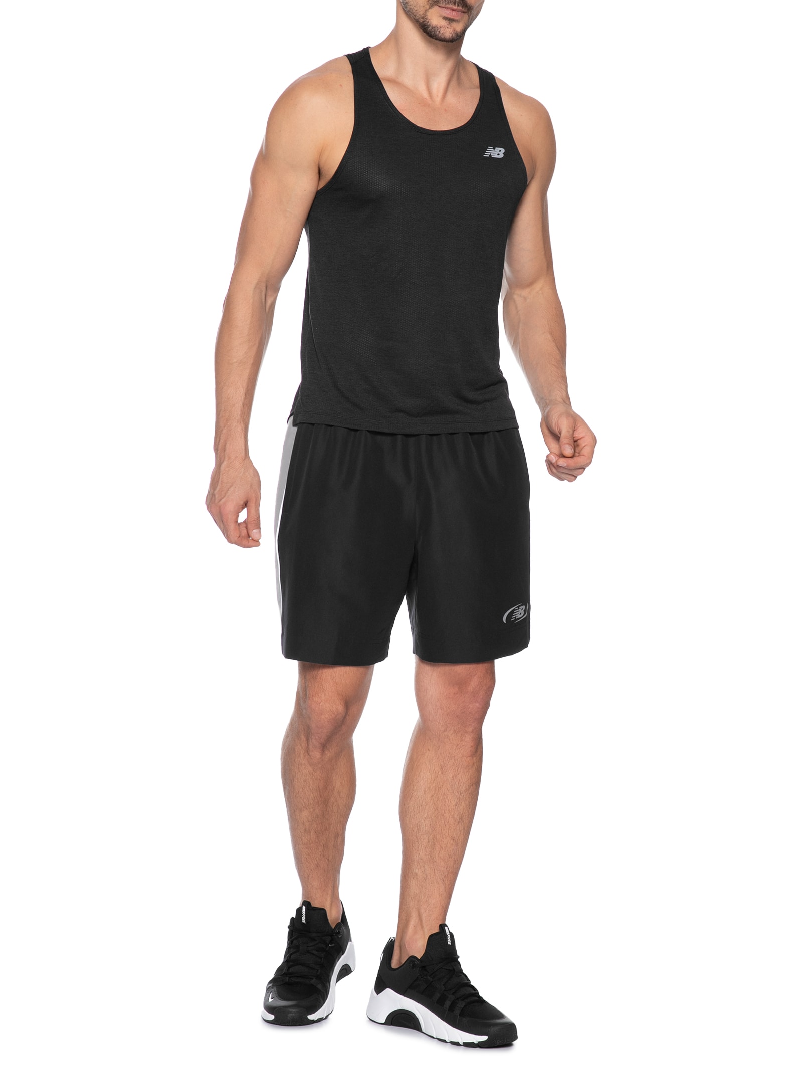 Shorts Masculino Trackside Woven 7 – Preto New Balance