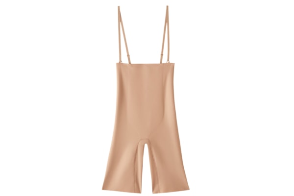 Shorts Modelador Em Microfibra Sem Costura - Bege