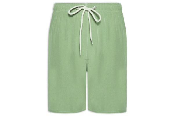Shorts Praia Masculino Com Friso - Verde