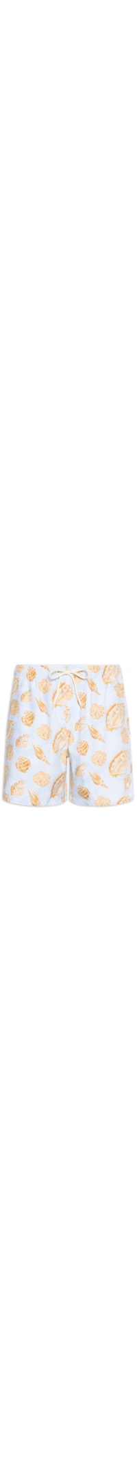 Shorts Praia Masculino Estampado Golden Shell – Azul