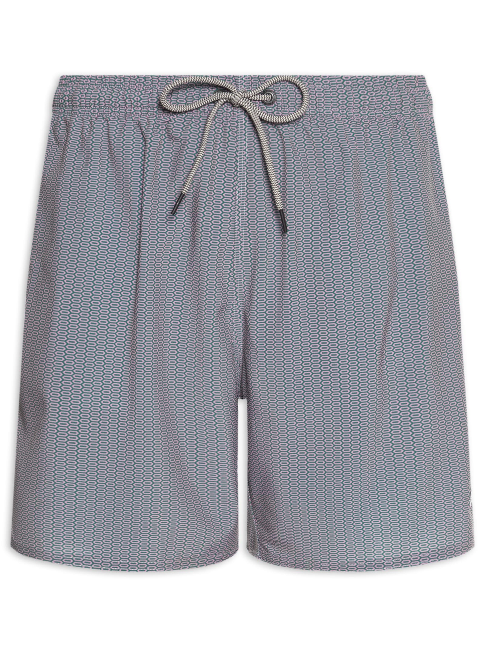 Shorts Praia Masculino Estampado Gravataria Stone – Rosa Sergio K