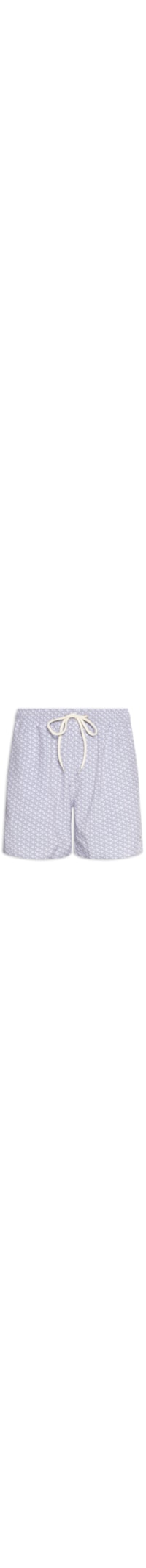 Shorts Praia Masculino Estampado Treliça – Cinza
