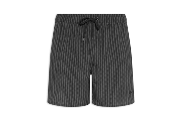 Shorts Praia Masculino Listrado All Black – Preto