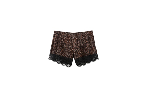 Shorts Sensual Attitude Em Viscose - Marrom