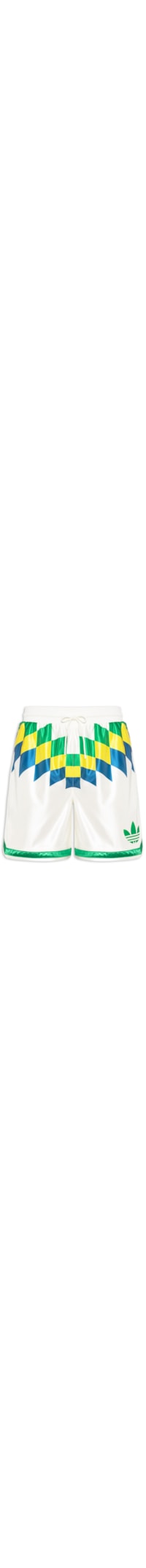 Shorts Unissex Copa Print - Branco