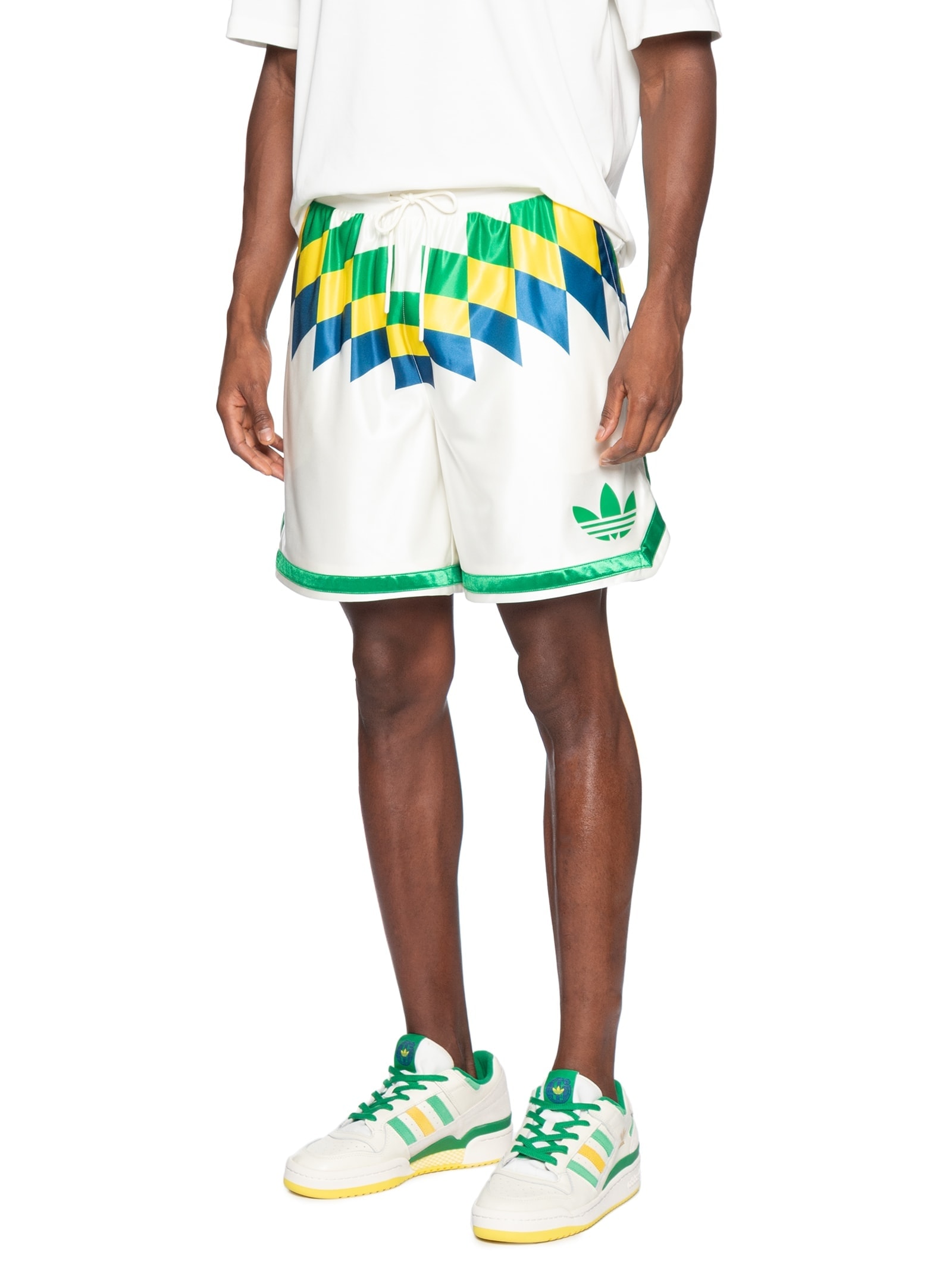 Shorts Unissex Copa Print Branco Adidas Originals