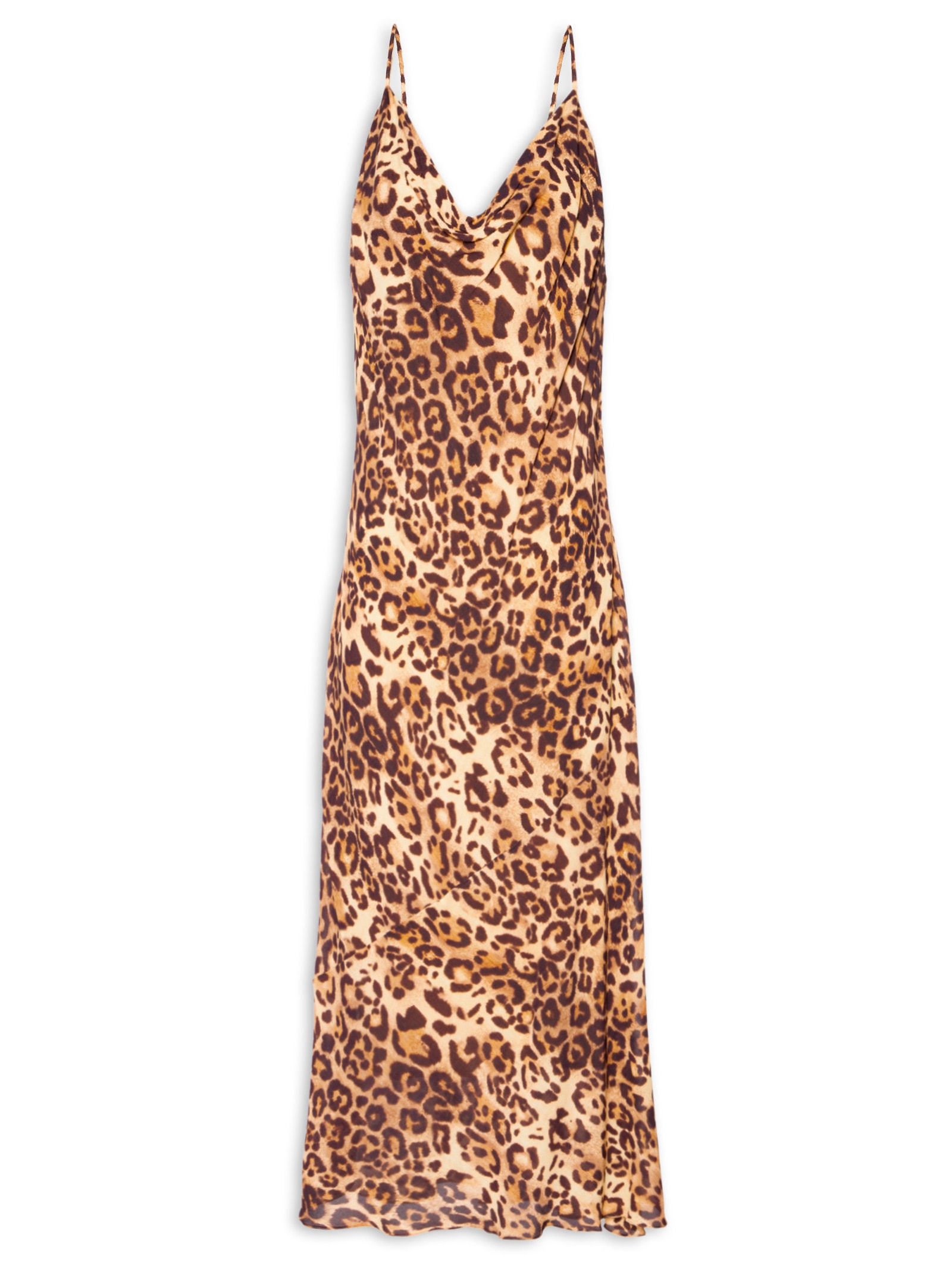Slip Dress Degagê Est Onça Classic Animal print Animale
